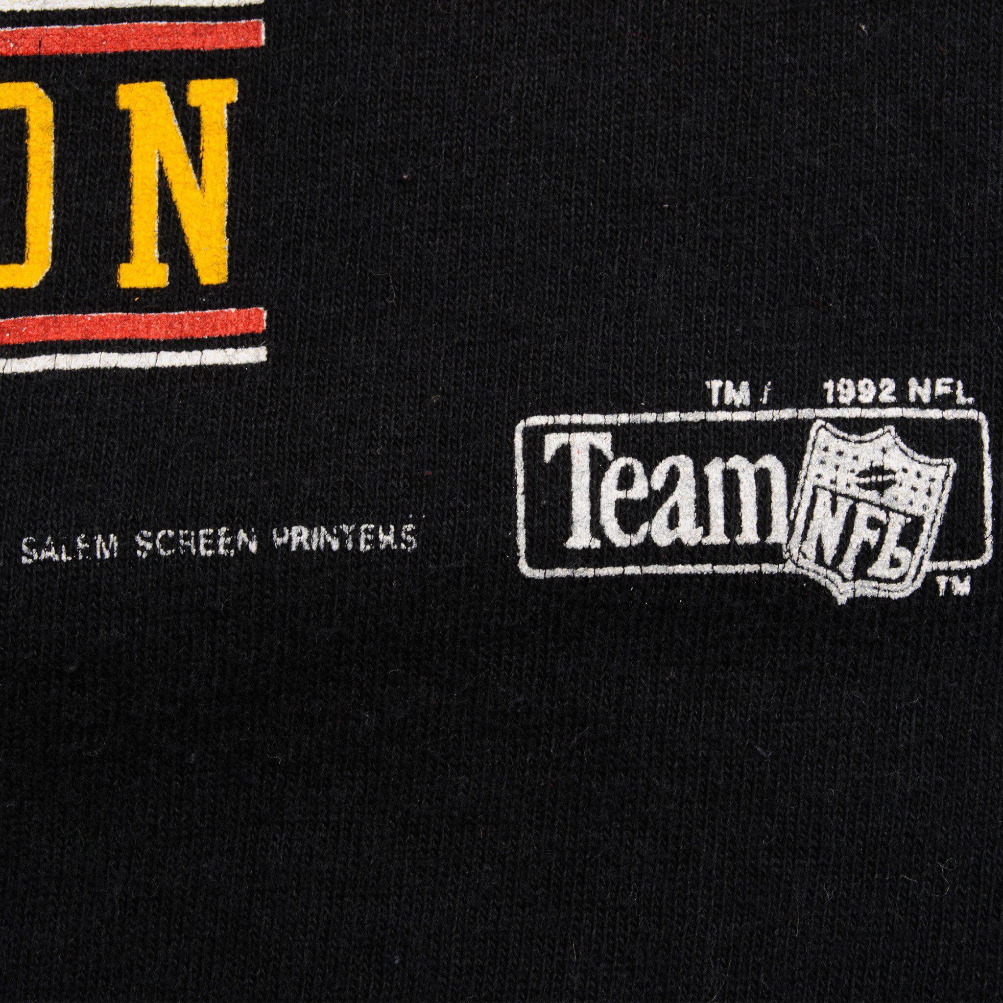 VINTAGE NFL WASHINGTON REDSKINS TEE SHIRT 1992 SIZE MEDIUM MADE IN USA