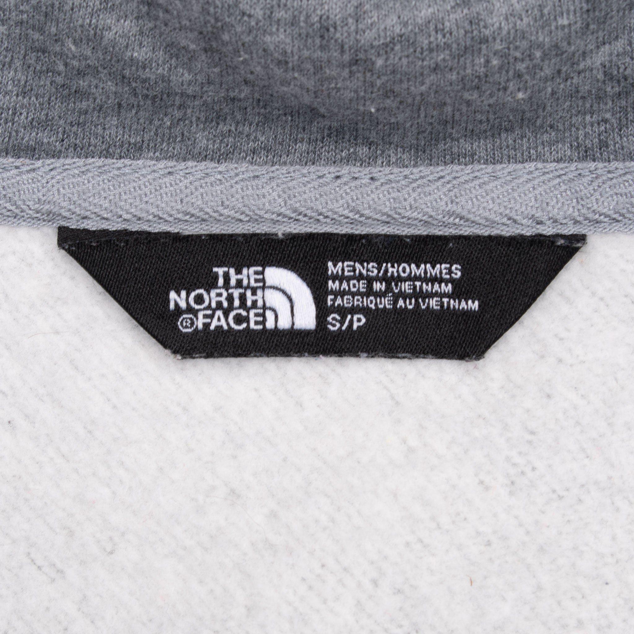 Vintage The North Face Grey Hooded Jacket 2000S Size Small