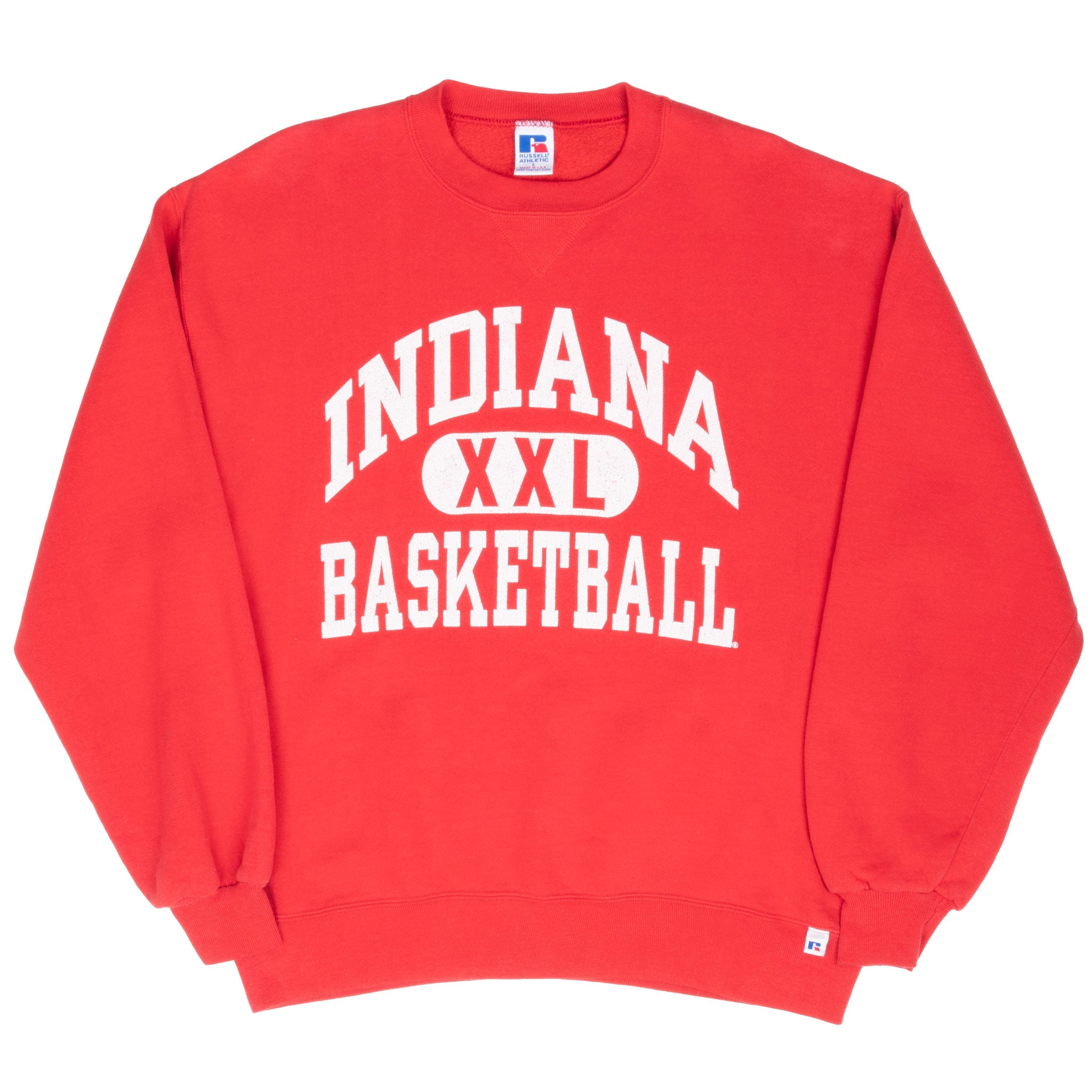 Vintage Ncaa Indiana University Basketball Russell Athletic Sweatshirt 1990S Size XL Made In Usa