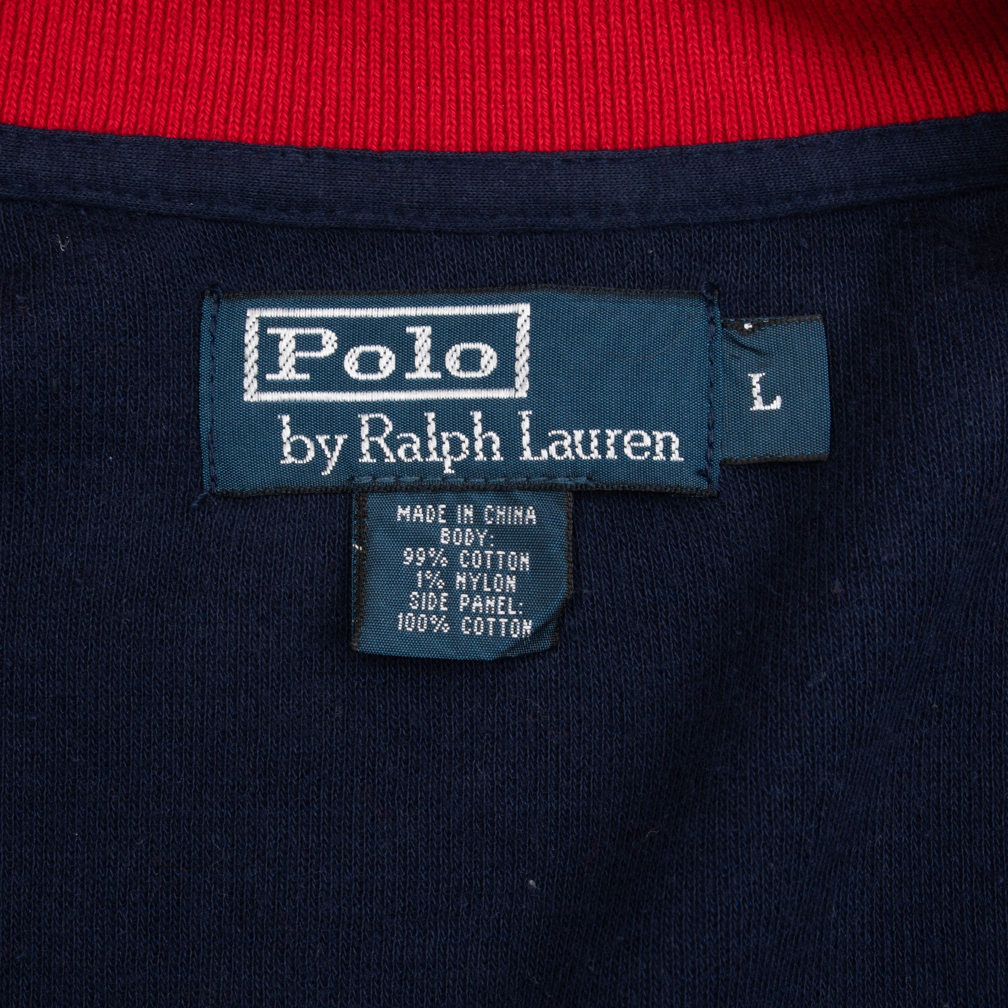 Vintage Polo Ralph Lauren New York Blue Full Zip Jacket 1990S Size Large
