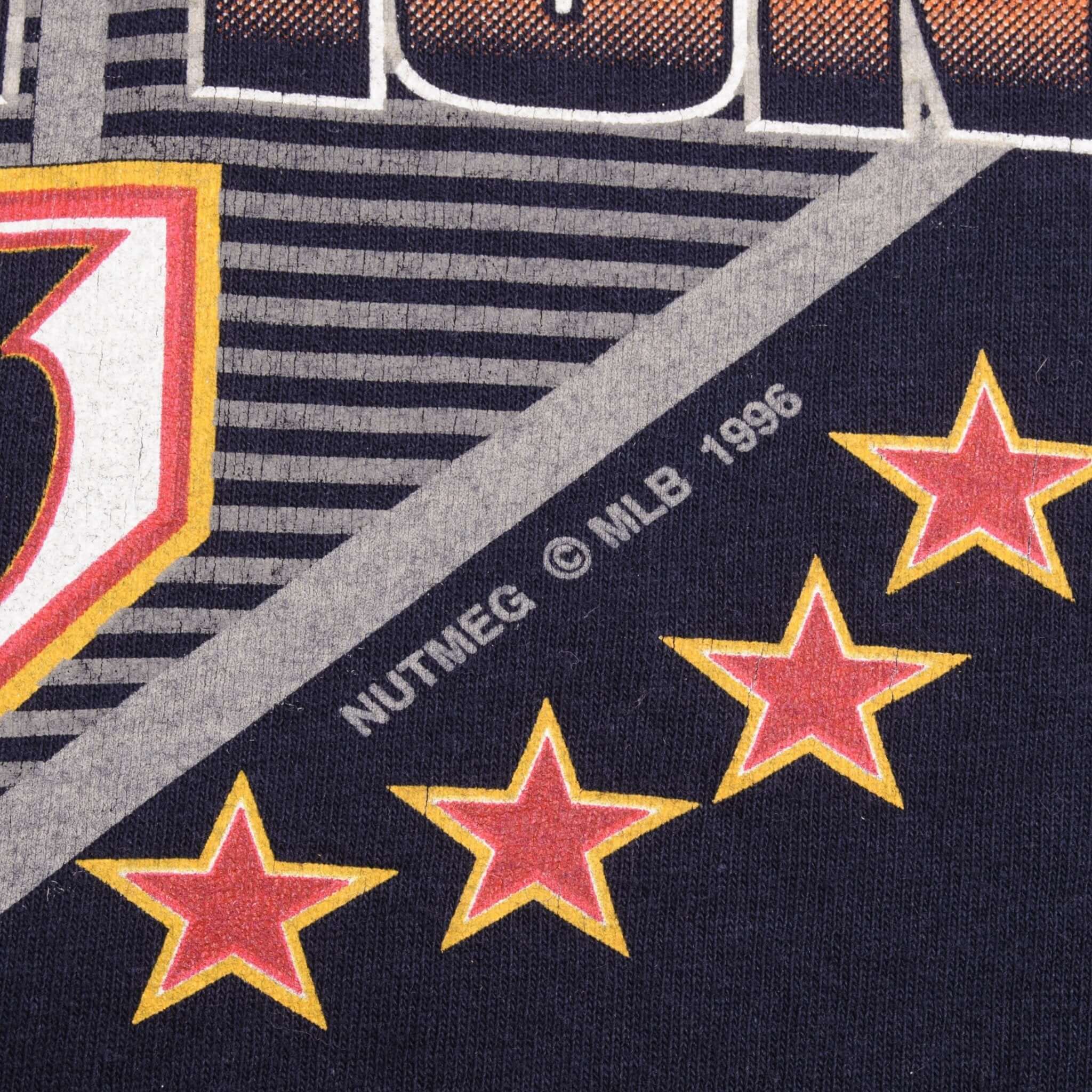 Vintage MLB San Diego Padres National League Western Division Champions 1996 Tee Shirt Size XL