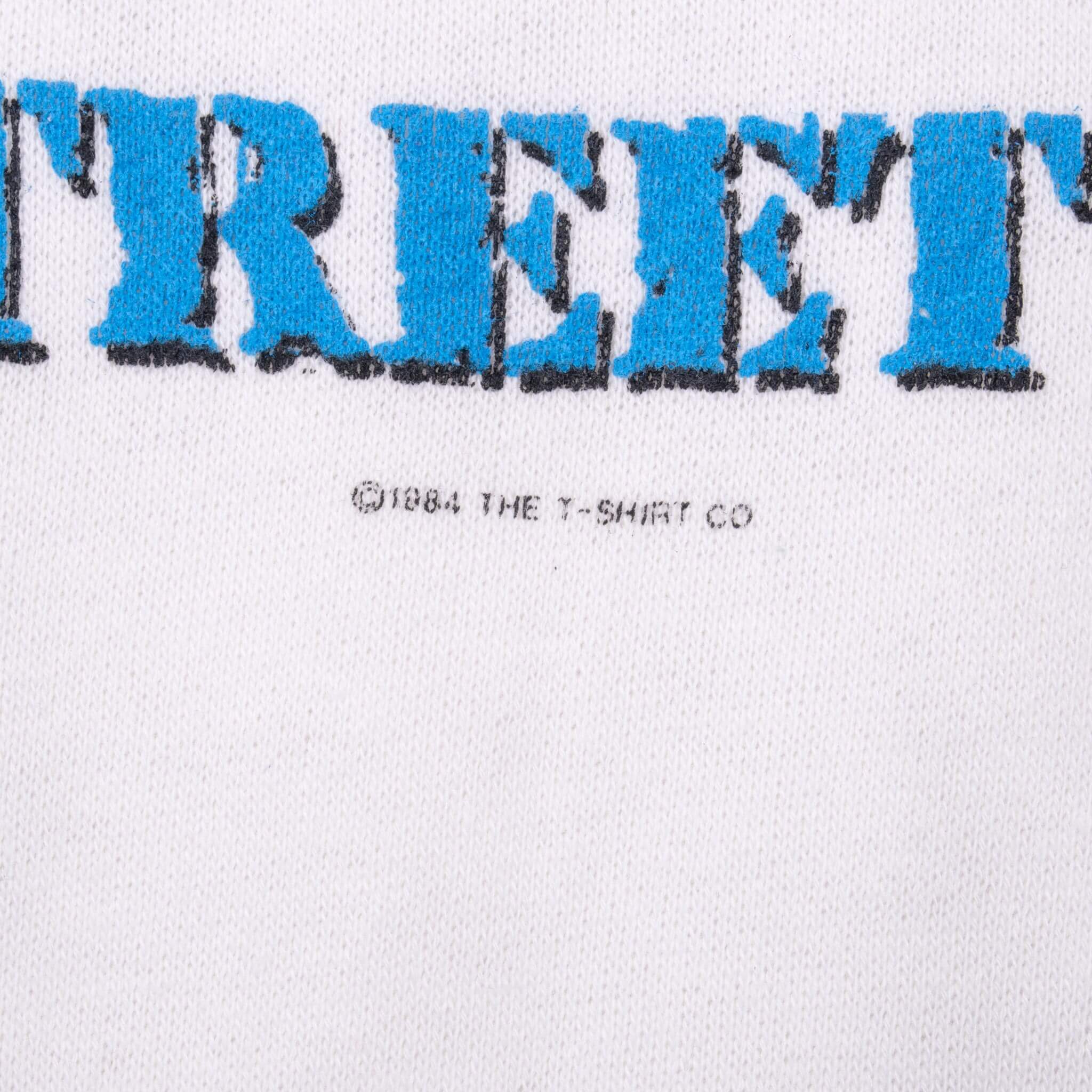 Vintage Bruce Springsteen & The E Street Band World Tour 1985 White Sweatshirt Size Large