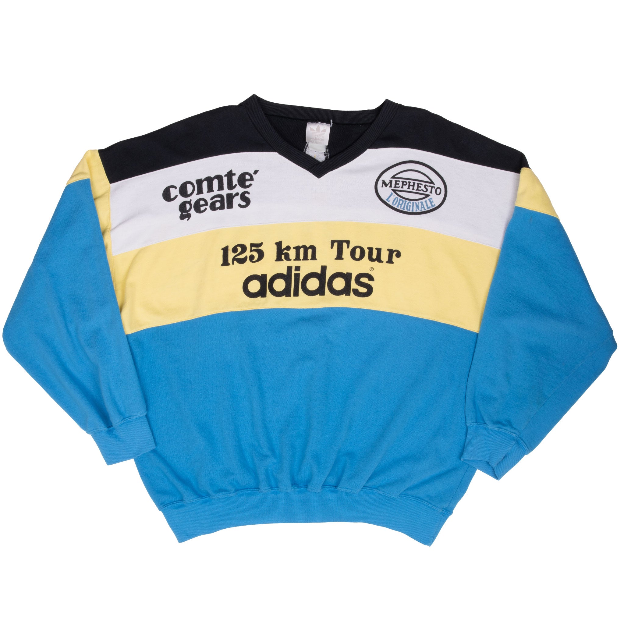 Vintage Adidas 125Km Tour Comte Gears Mephesto Sweatshirt Size XL 1980S