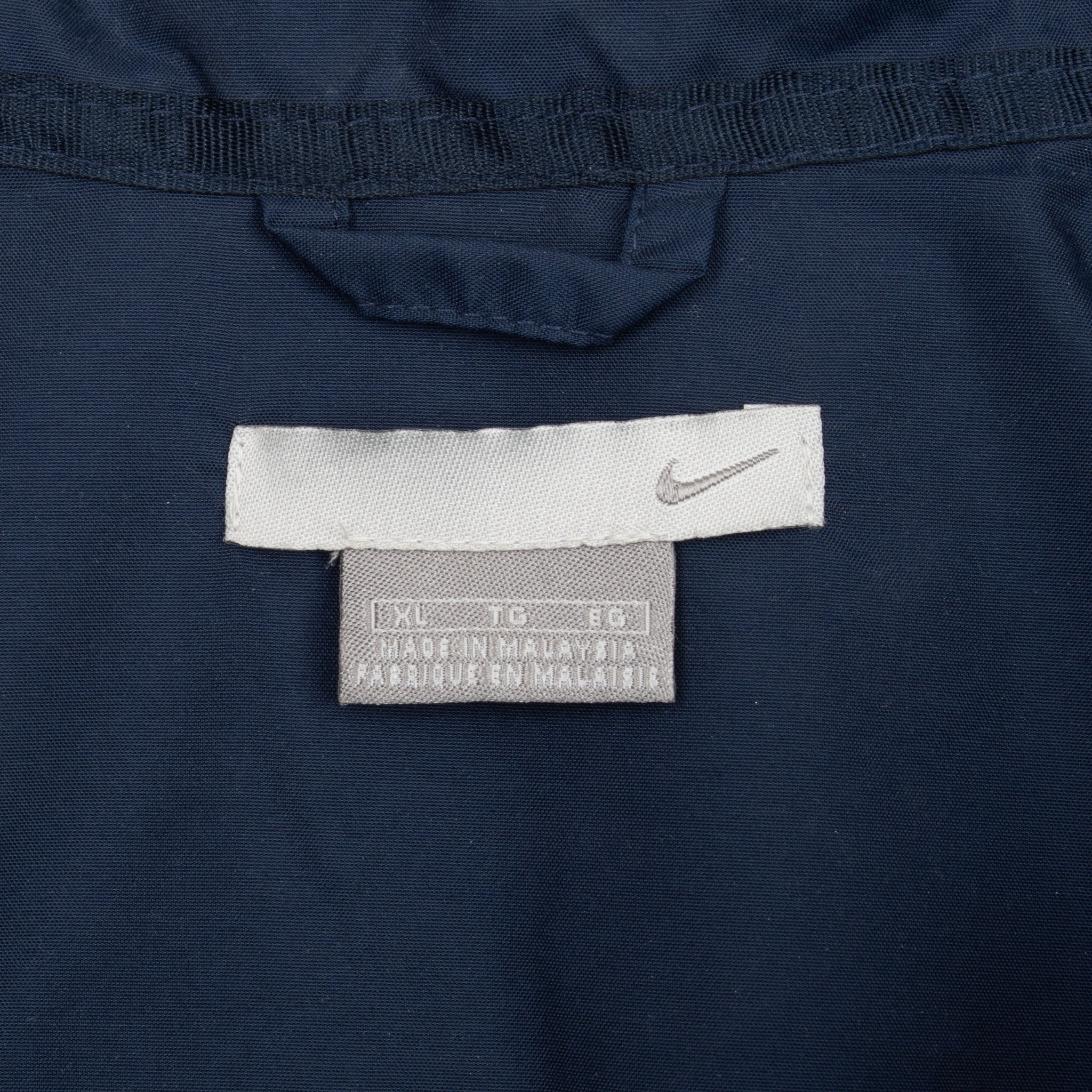 Vintage Nike Navy Blue Windbreaker Jacket 2000S Size XL