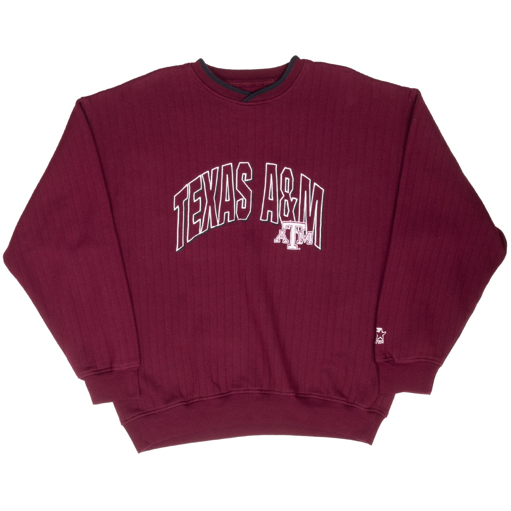 Vintage Texas A&M University Burgundy Starter Sweatshirt Size XL 1990S