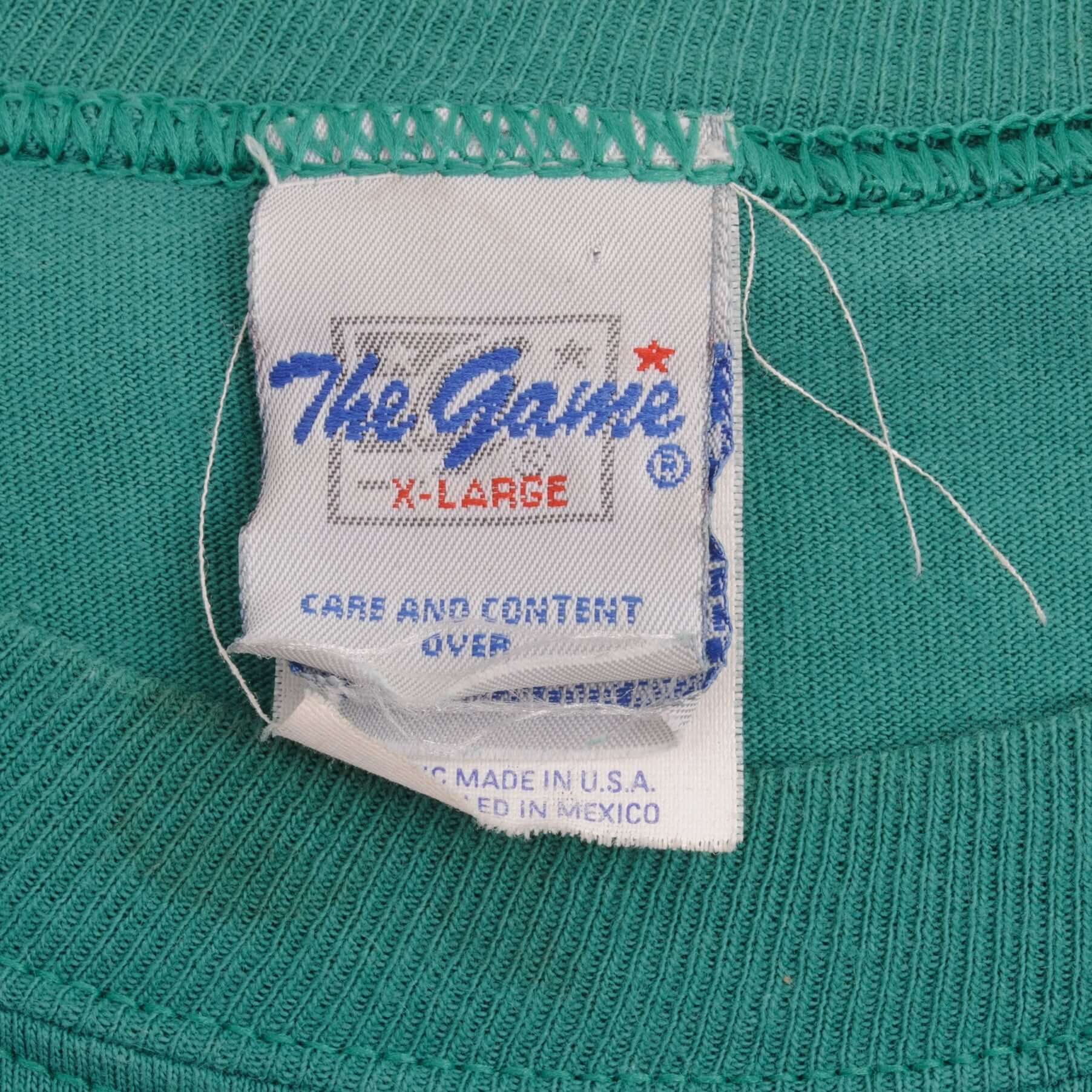 Vintage NFL Miami Dolphins 1995 Tee Shirt Size XL Made In Usa