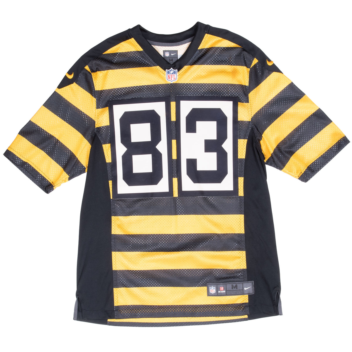 Vintage Nfl Pittsburgh Steelers Miller #20 Stripes Nike Jersey 2000S Size Medium