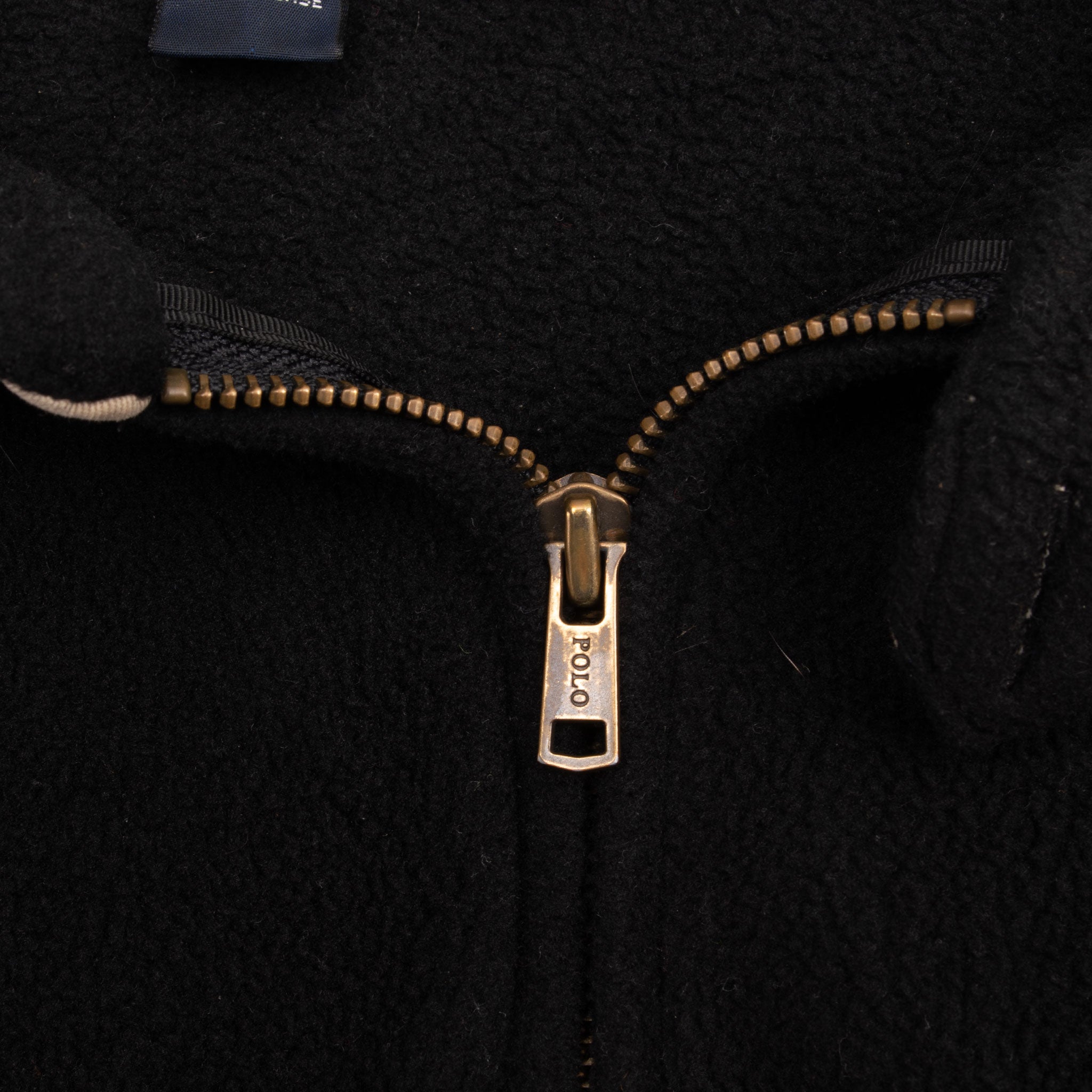 Vintage Polo Ralph Lauren Black Fleece Golf Jacket Size Large 1990S Made In USA