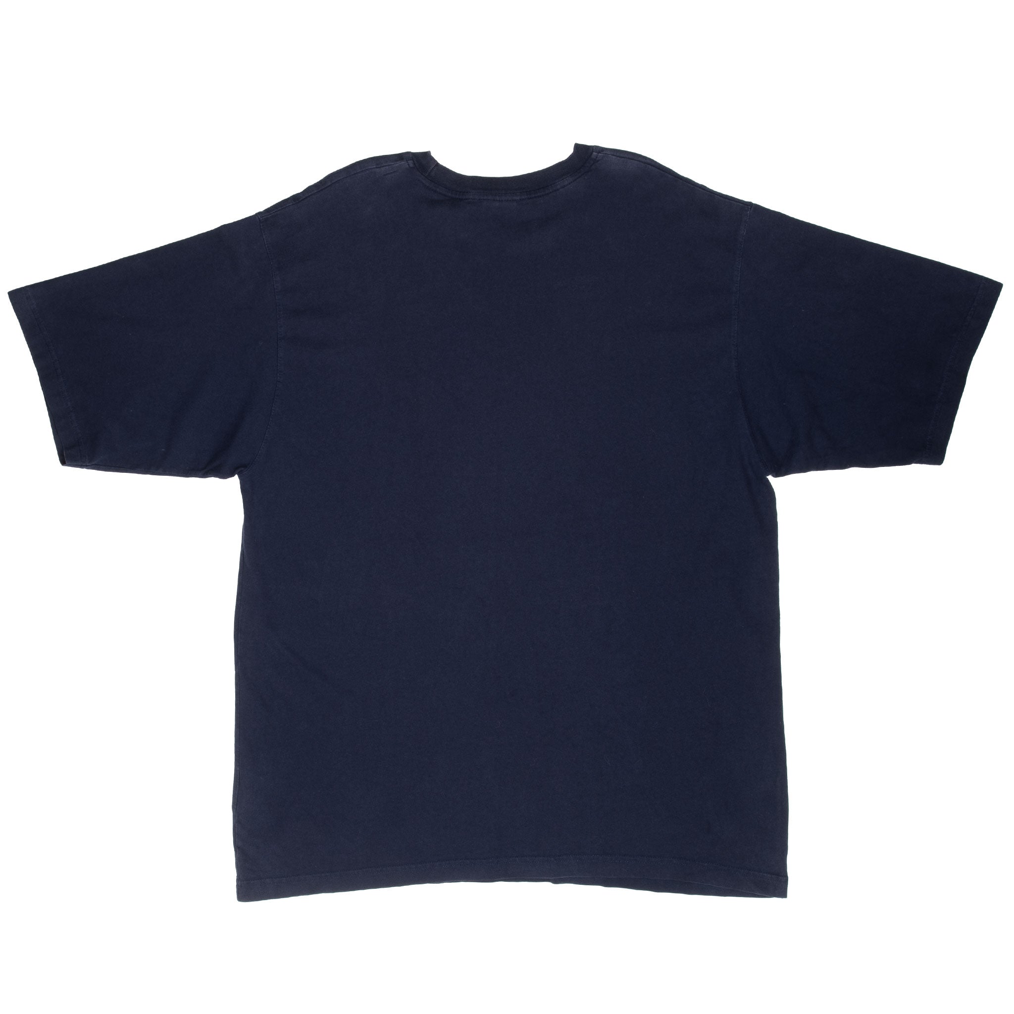 Vintage Nike Navy Classic Swoosh Tee Shirt 1990S Size XL