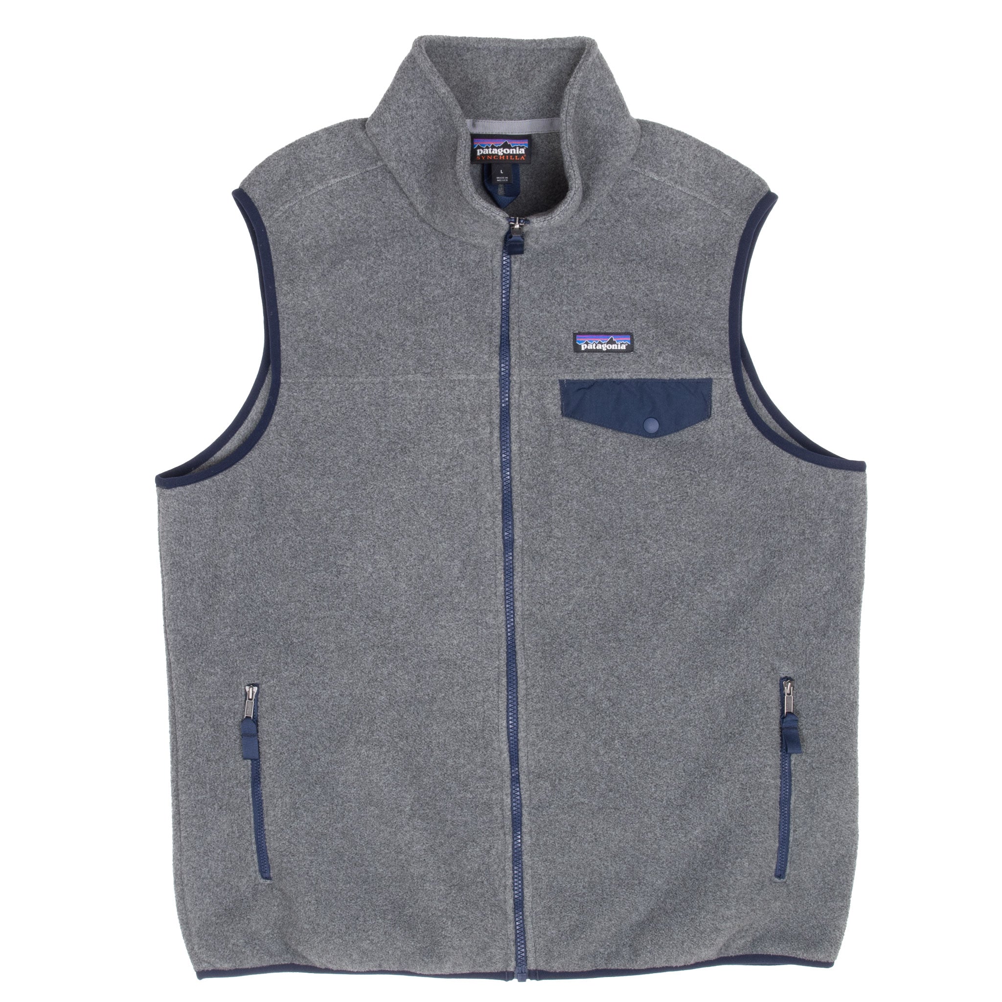 Vintage Patagonia Grey Snap T Fleece Vest Jacket Size Large 2000S
RN51884
STY25500