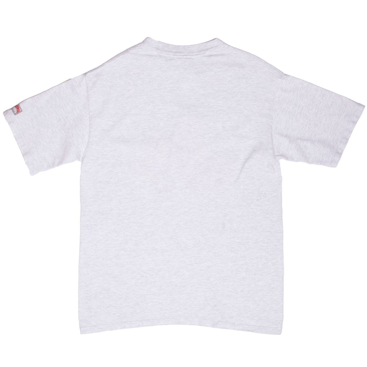 Plain back of gray Oakland Athletics MLB short-sleeve T-shirt