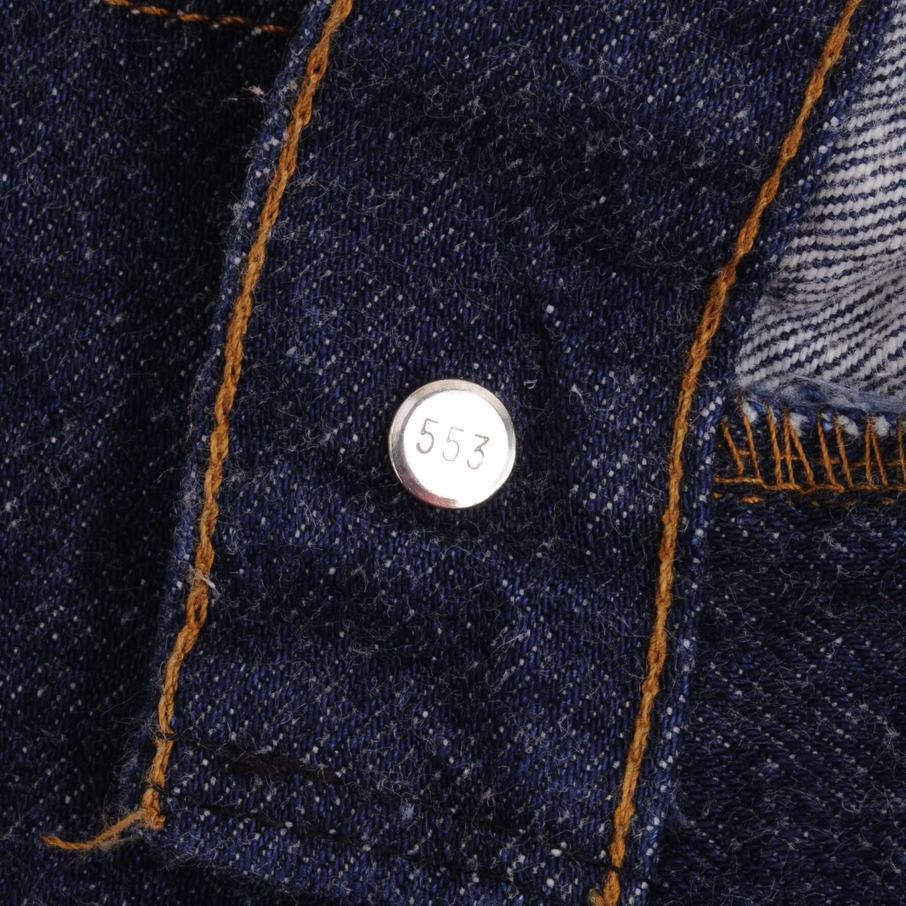 Beautiful Indigo Levis 501 Jeans 1980S Made in USA with Very Dark Wash Size on Tag 36X30 Actual Size 35X30 Back Button #553