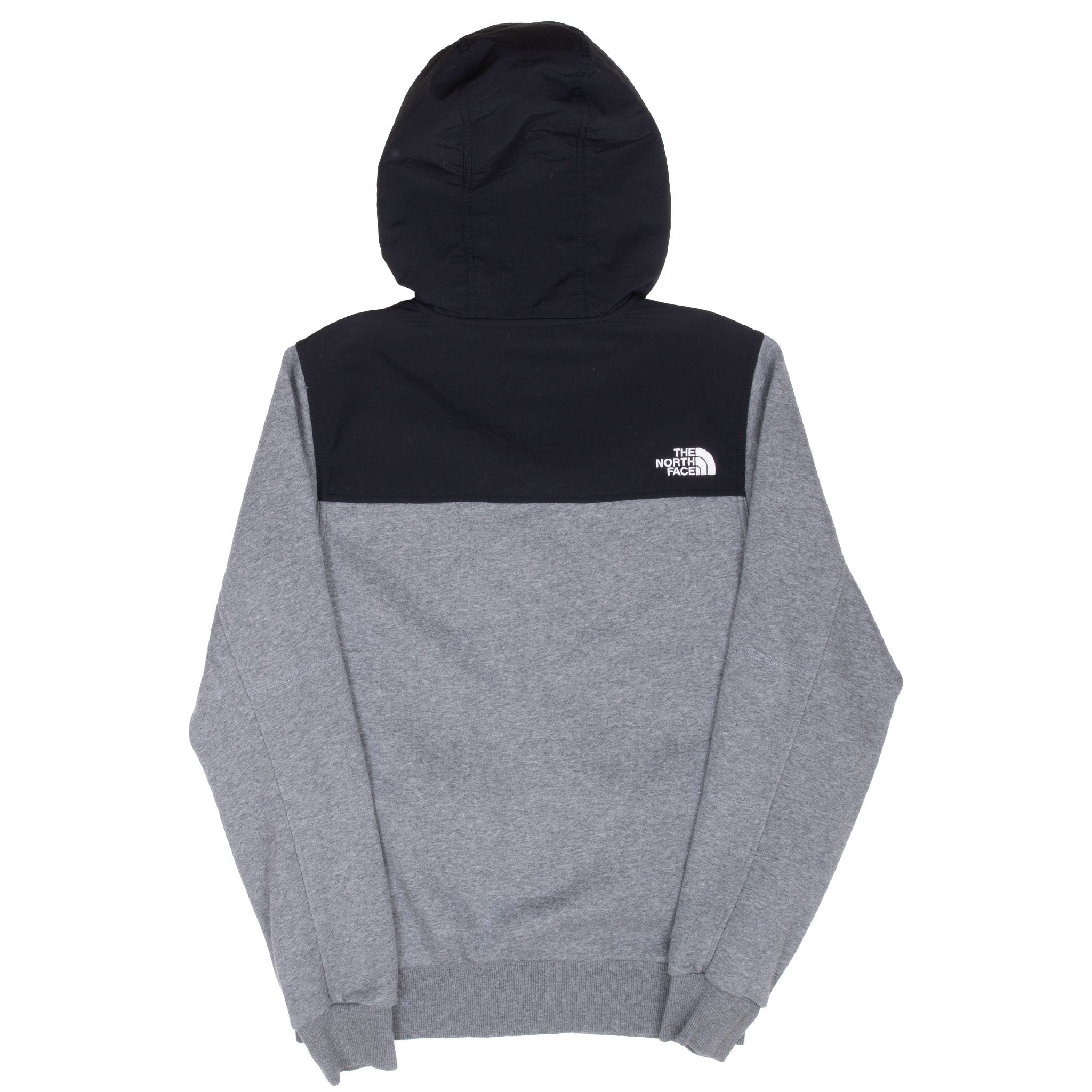 Vintage The North Face Grey Hooded Jacket 2000S Size Small