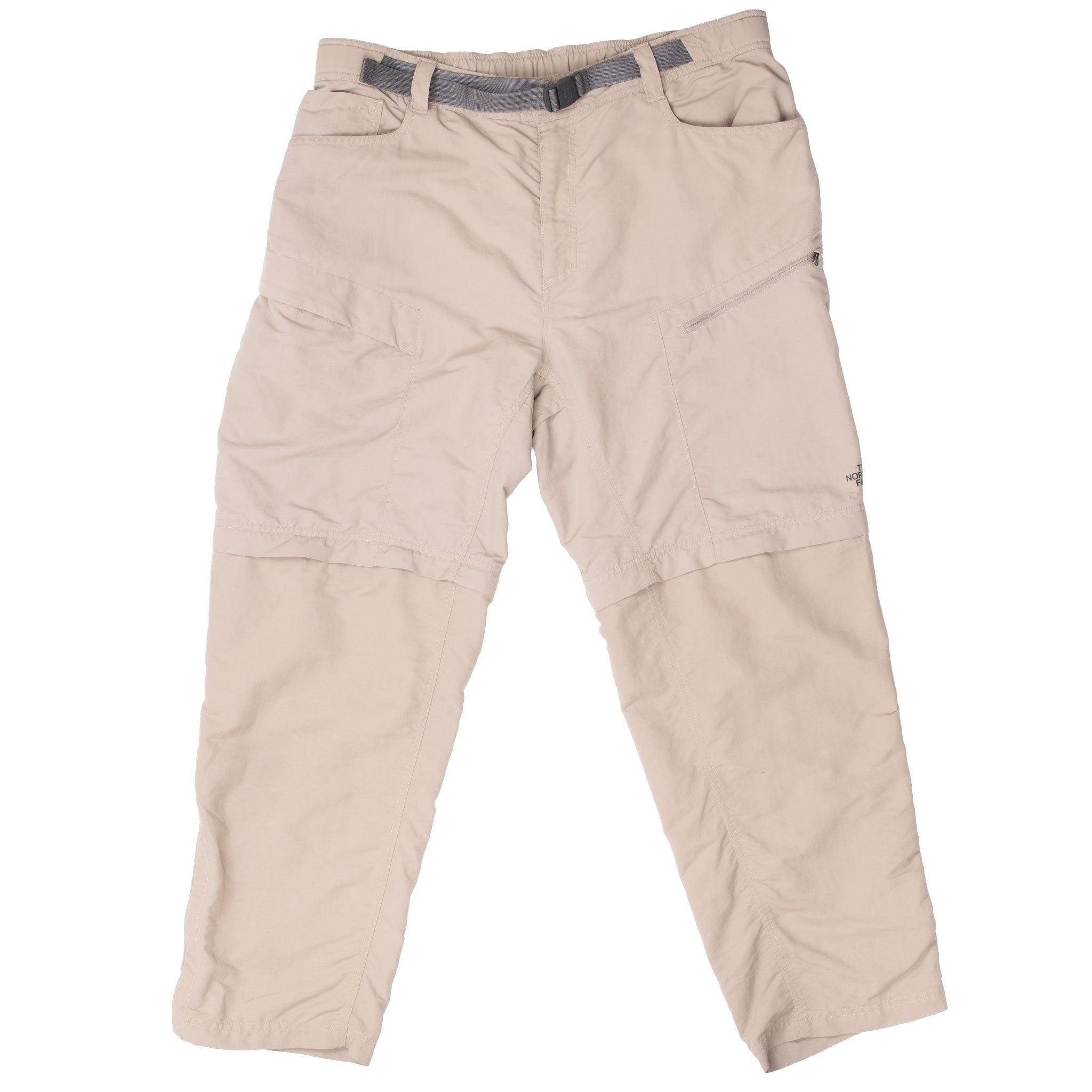 Vintage The North Face Beige Convertible Hiking Pants Size XL