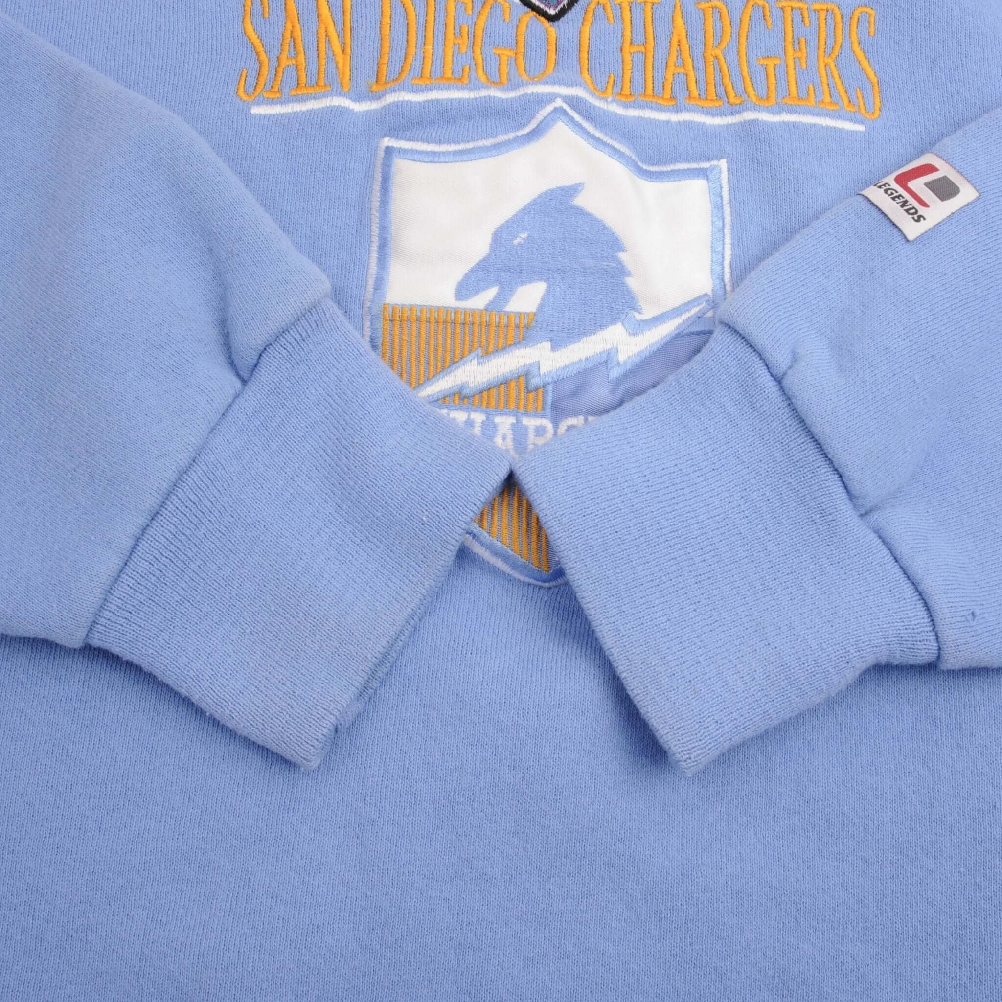 Vintage Nfl San Diego Chargers Legends Athletics Sweatshirt Large Made In Usa