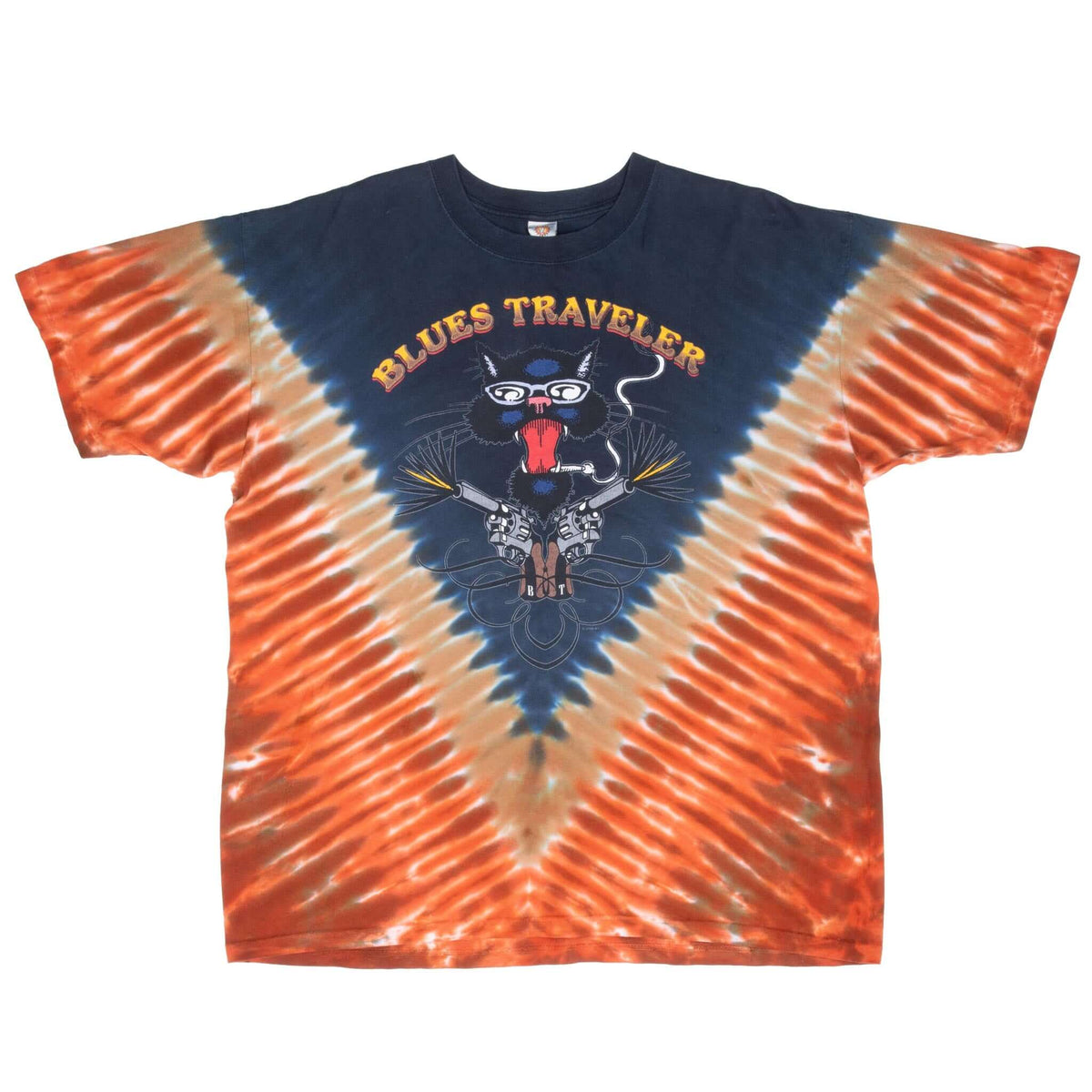 Vintage Blues Traveler 2005 Tie Dye Tee Shirt Size Large