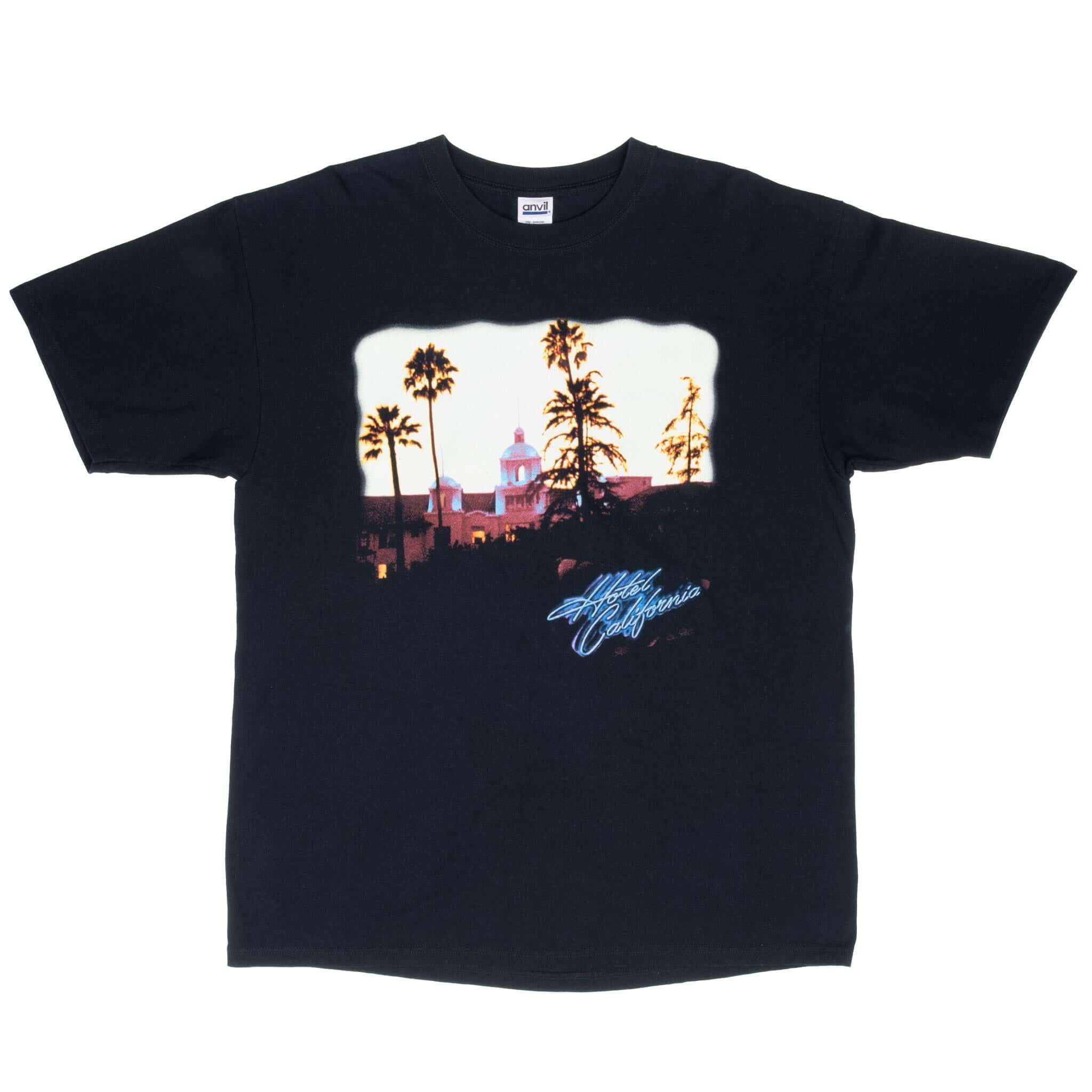 Vintage Eagles Hotel California 2005 Black Tee Shirt Size XL