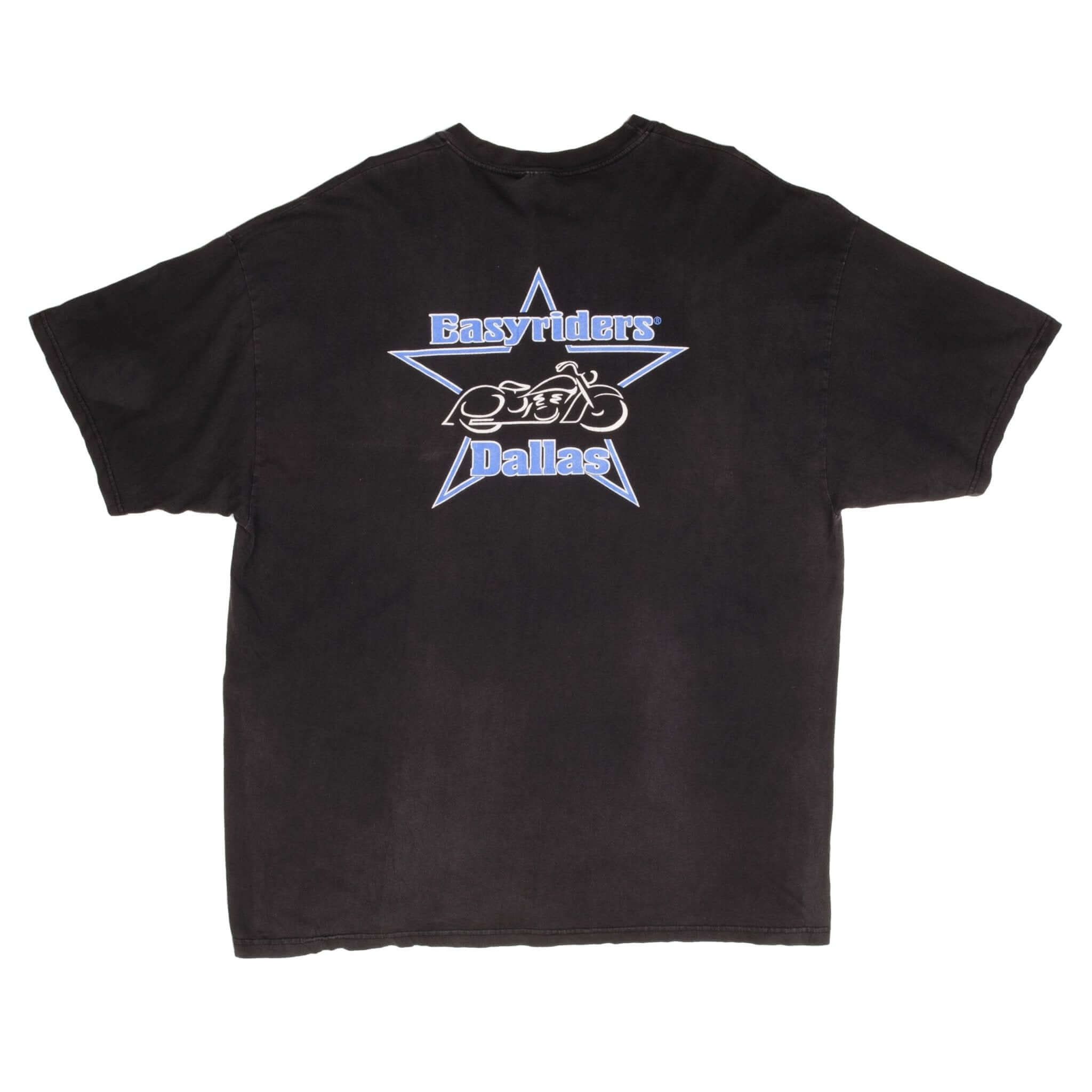 Vintage Black Easy Riders POW MIA Dallas Size 2XL