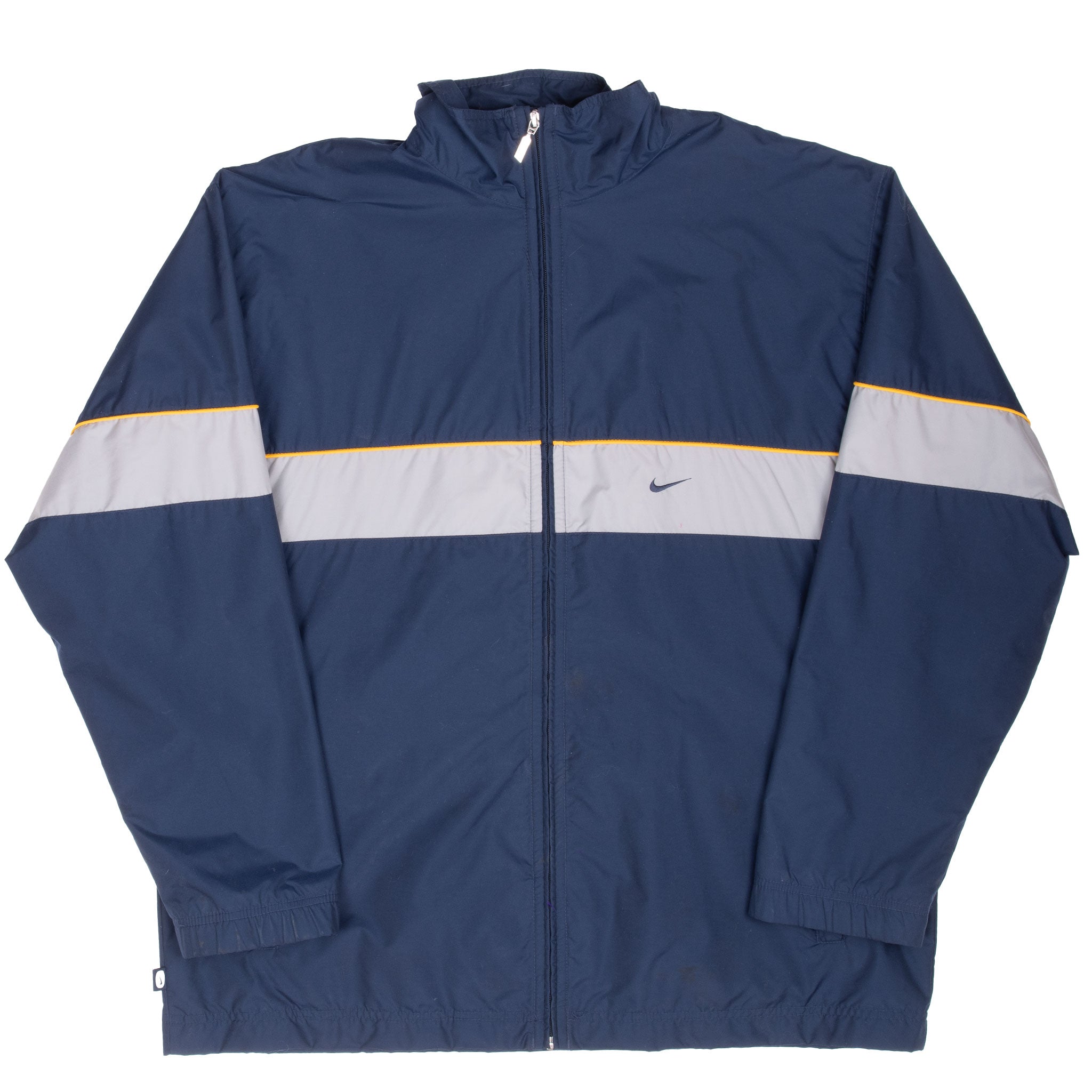 Vintage Nike Navy Blue Windbreaker Jacket 2000S Size XL