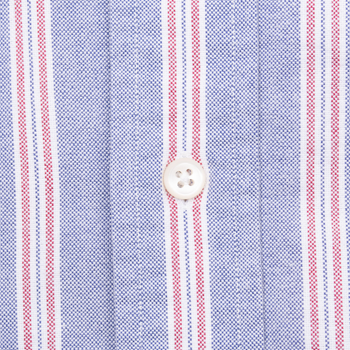 Vintage Ralph Lauren Blue Striped Shirt 1990S Size Large 16 1/2 X 32