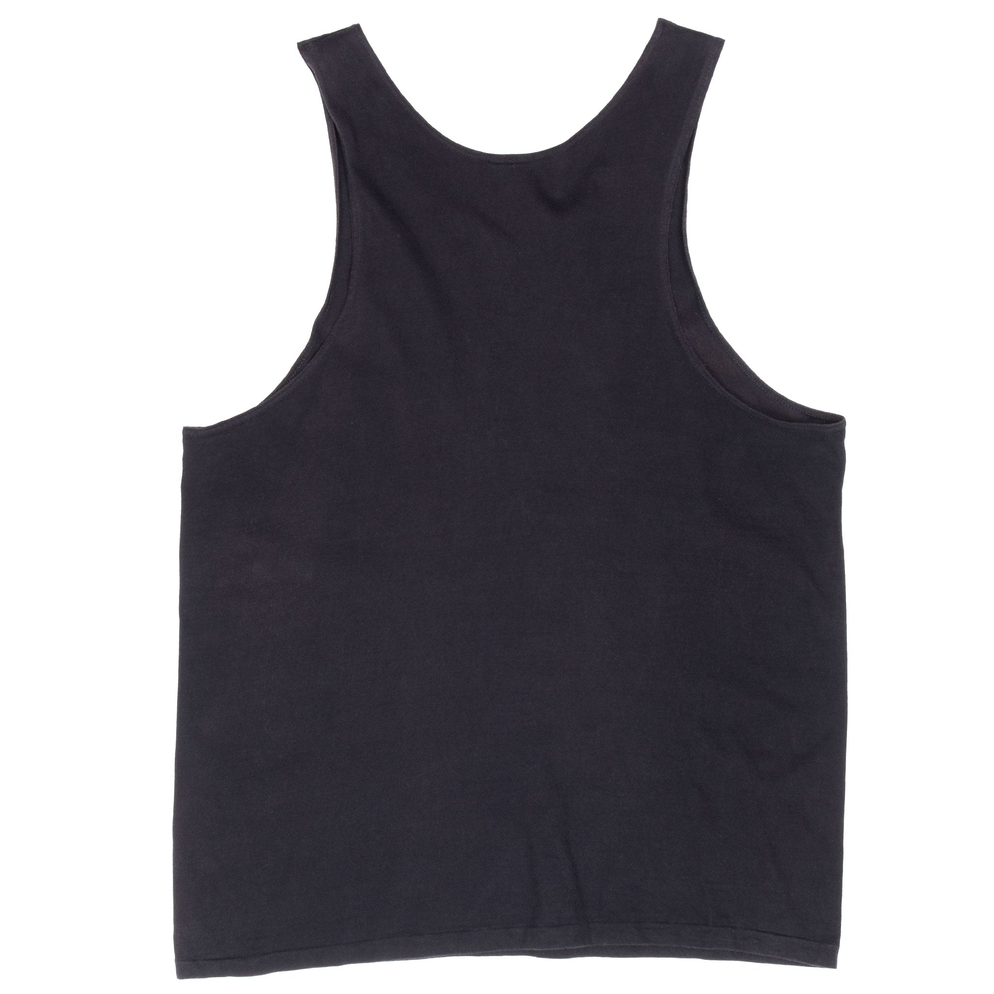 Plain back of black Nike Basketball tank top