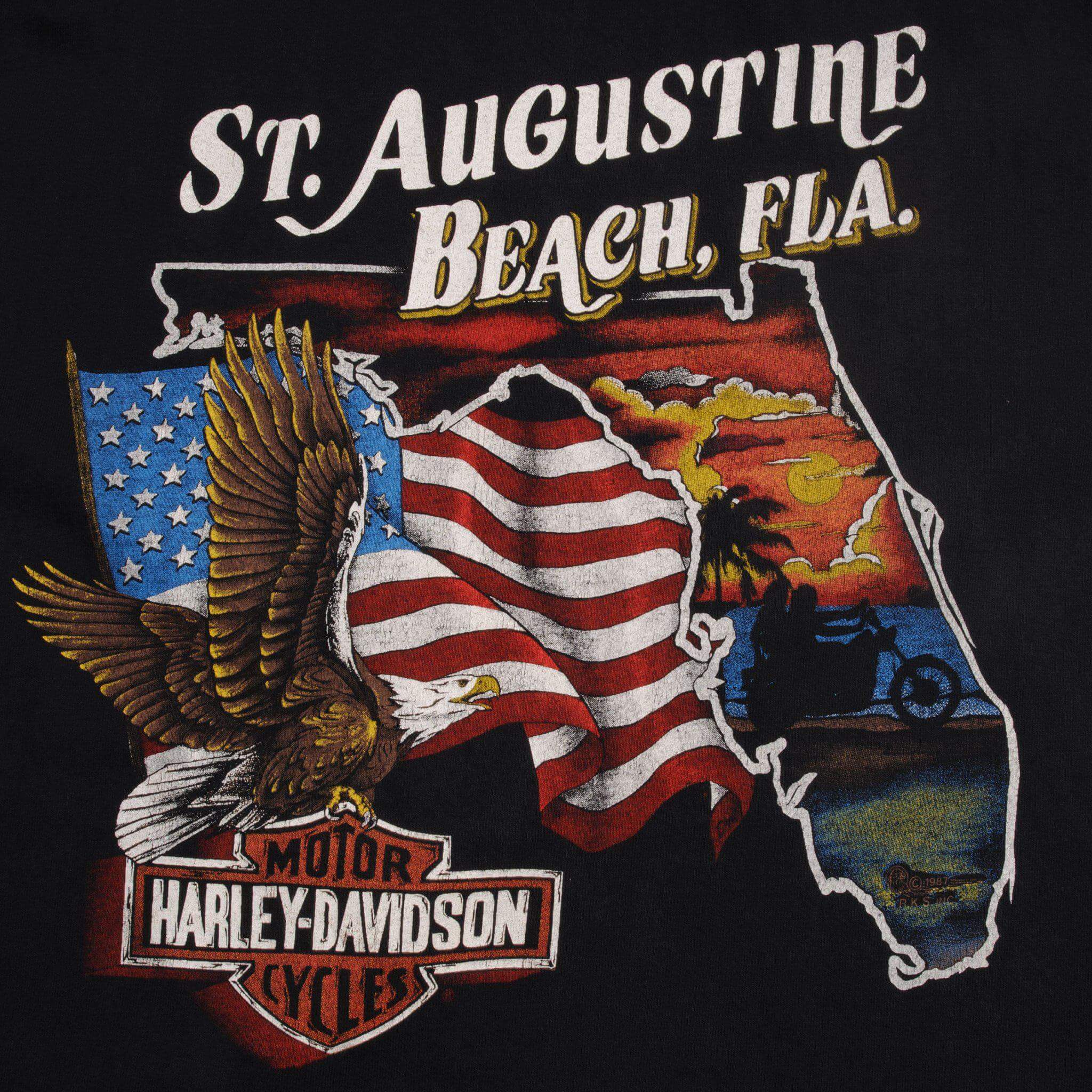 VINTAGE HARLEY DAVIDSON TEE SHIRT SIZE LARGE