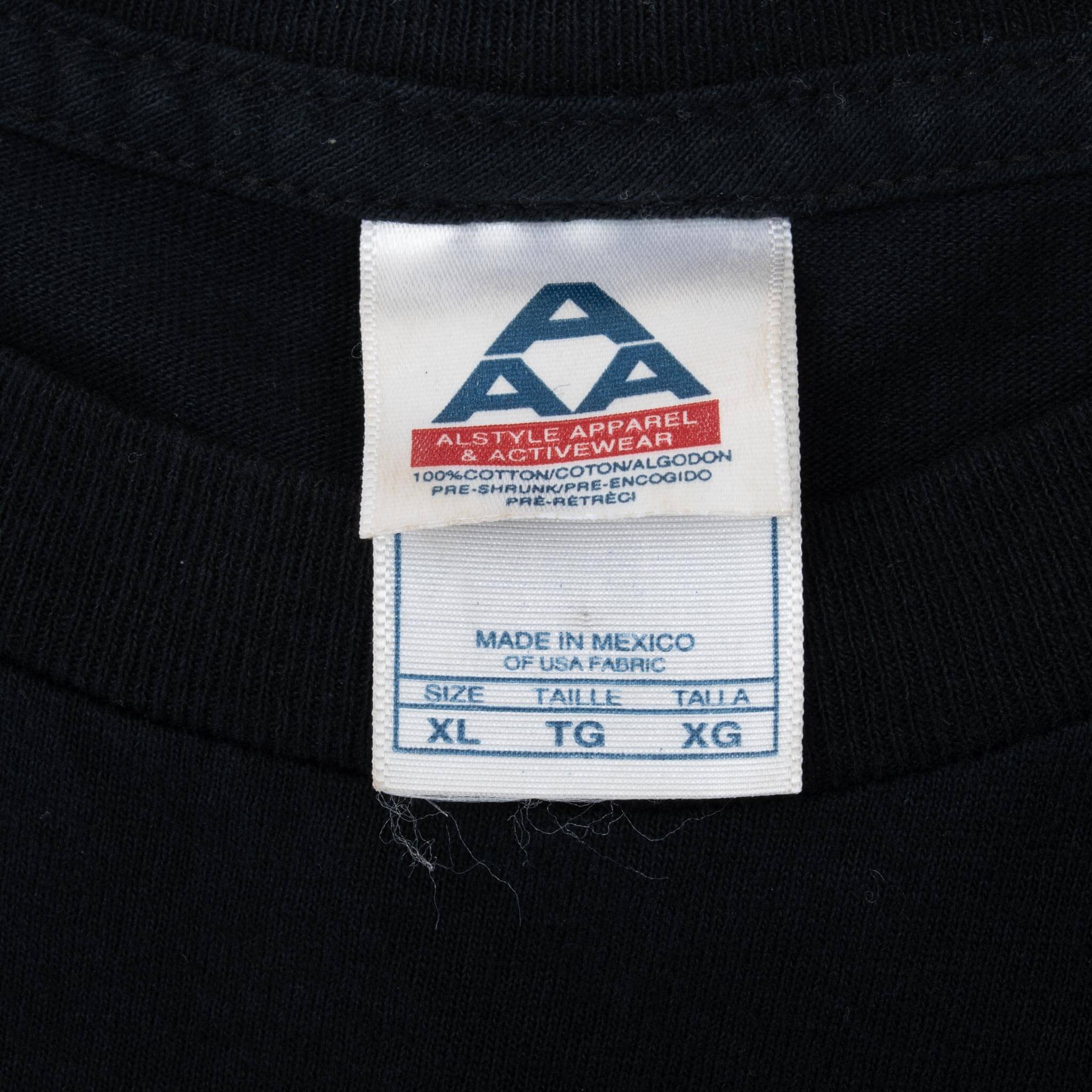 Vintage Jimi Hendrix 2004 Black Tee Shirt Size XL