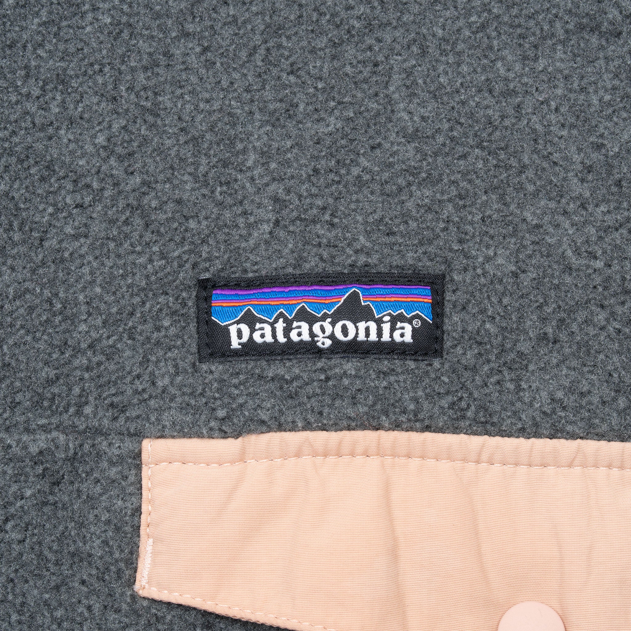 Vintage Patagonia Snap T Synchilla Grey Fleece Pullover Jacket Size Large