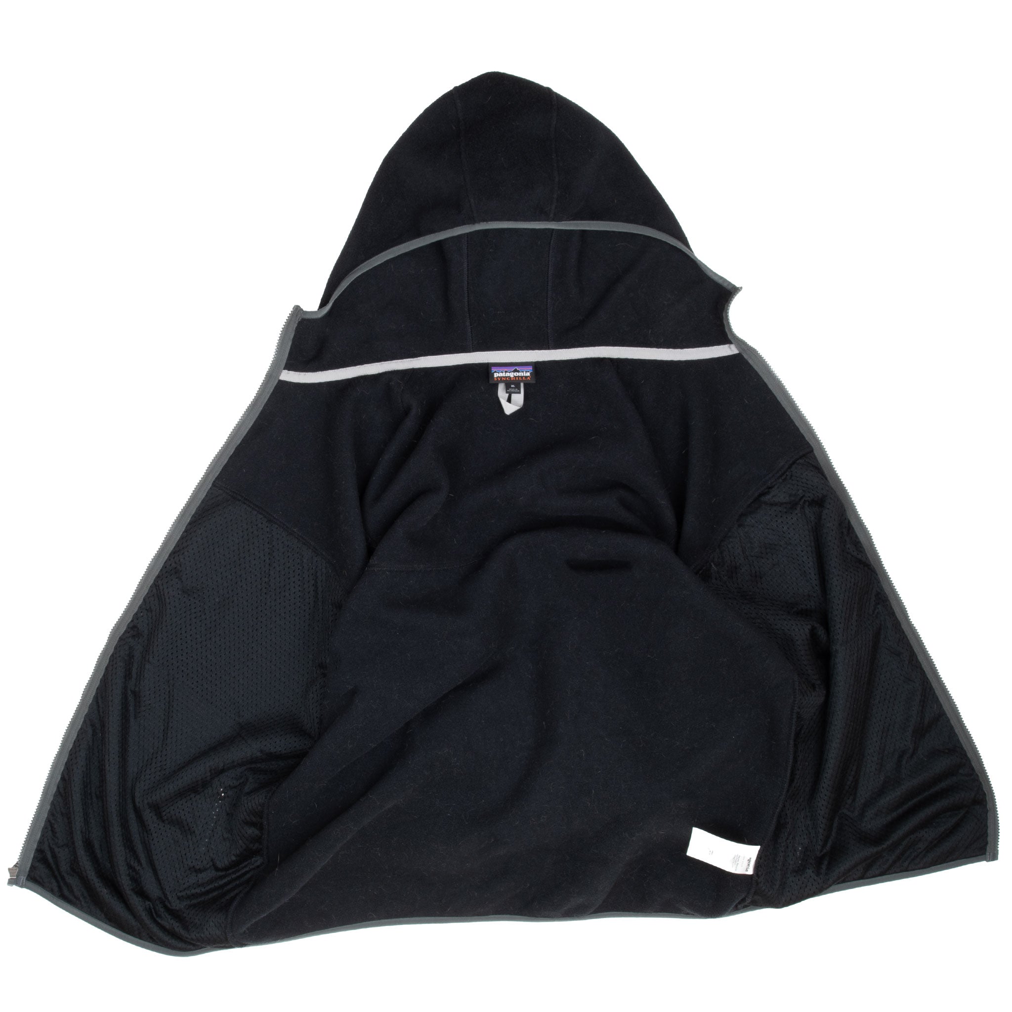 Vintage Patagonia Snap T Synchilla Zip Up Black Hooded Fleece Jacket Size XL
RN51884
STY25462