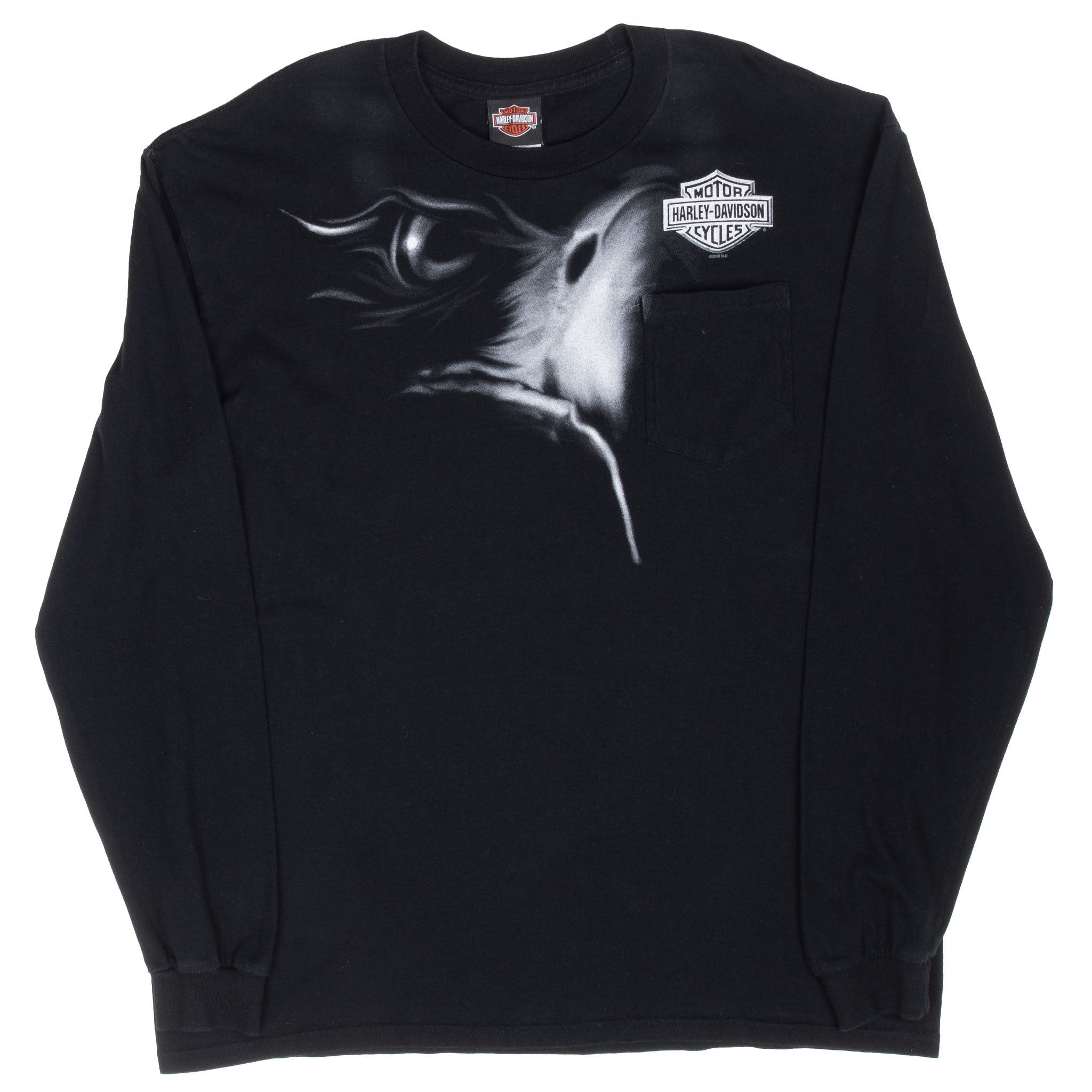Vintage Harley Davidson Flaming Gorges 2010 Tee Shirt Size XL