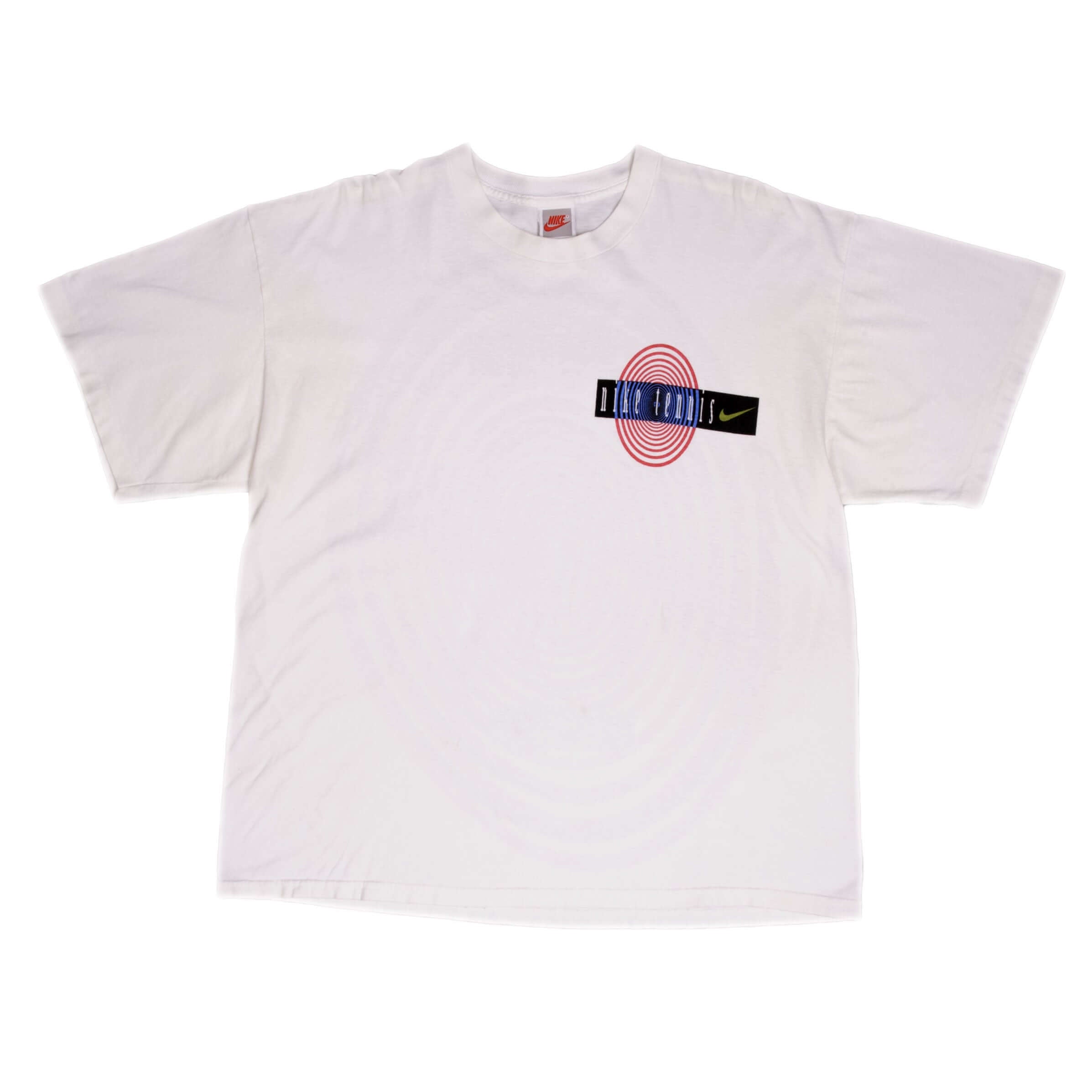 VINTAGE NIKE TENNIS HEAVY SPIN TEE SHIRT EARLY 1990S XL MADE IN USA