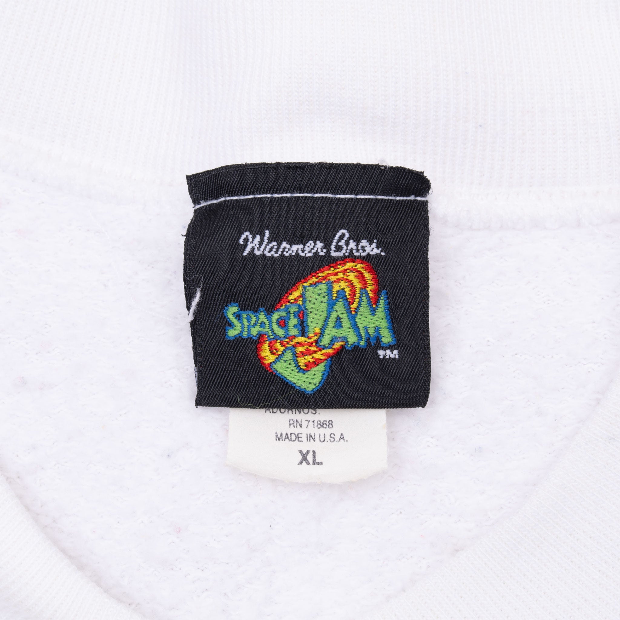 Vintage Looney Tunes Lola Bunny Space Jam Sweatshirt 1996 Size XL Made In Usa