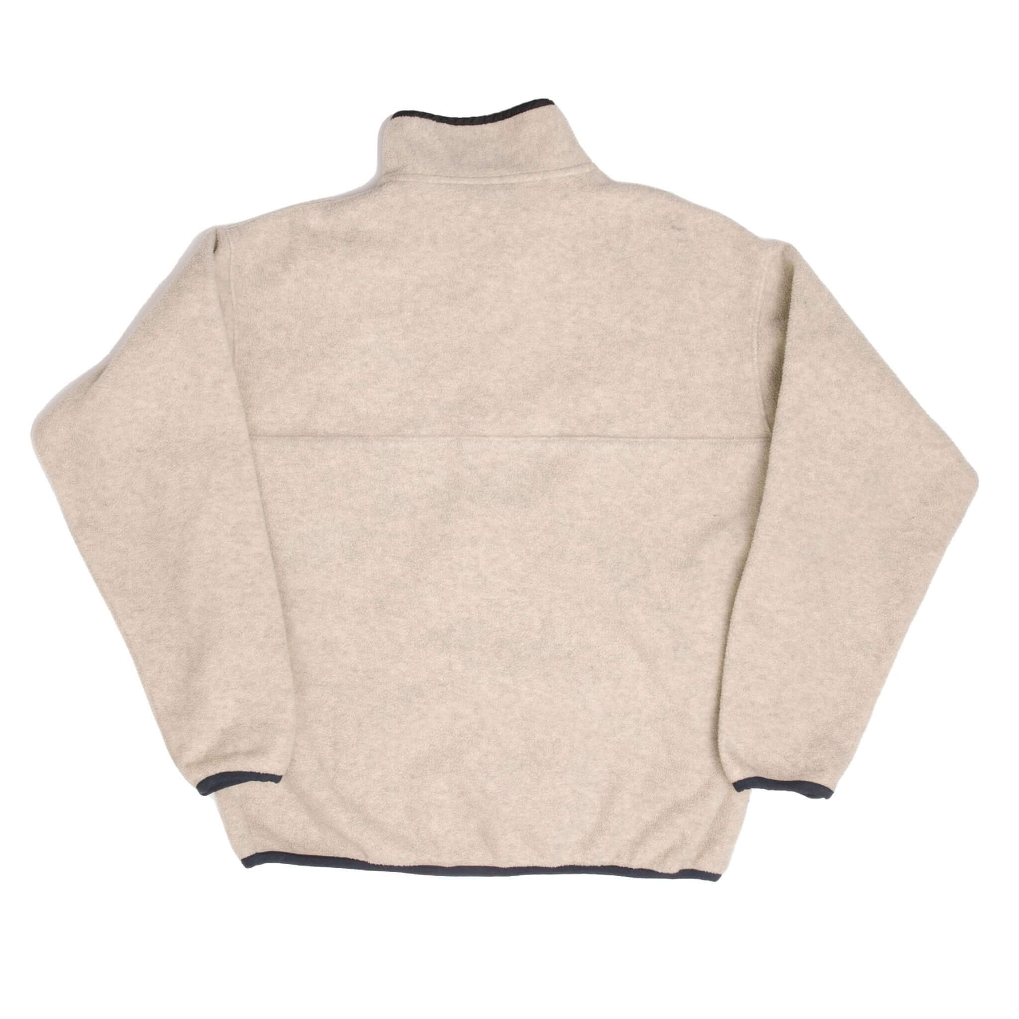 Vintage Creme Patagonia Synchilla Snap T Fleece Pullover 1990s Size Large