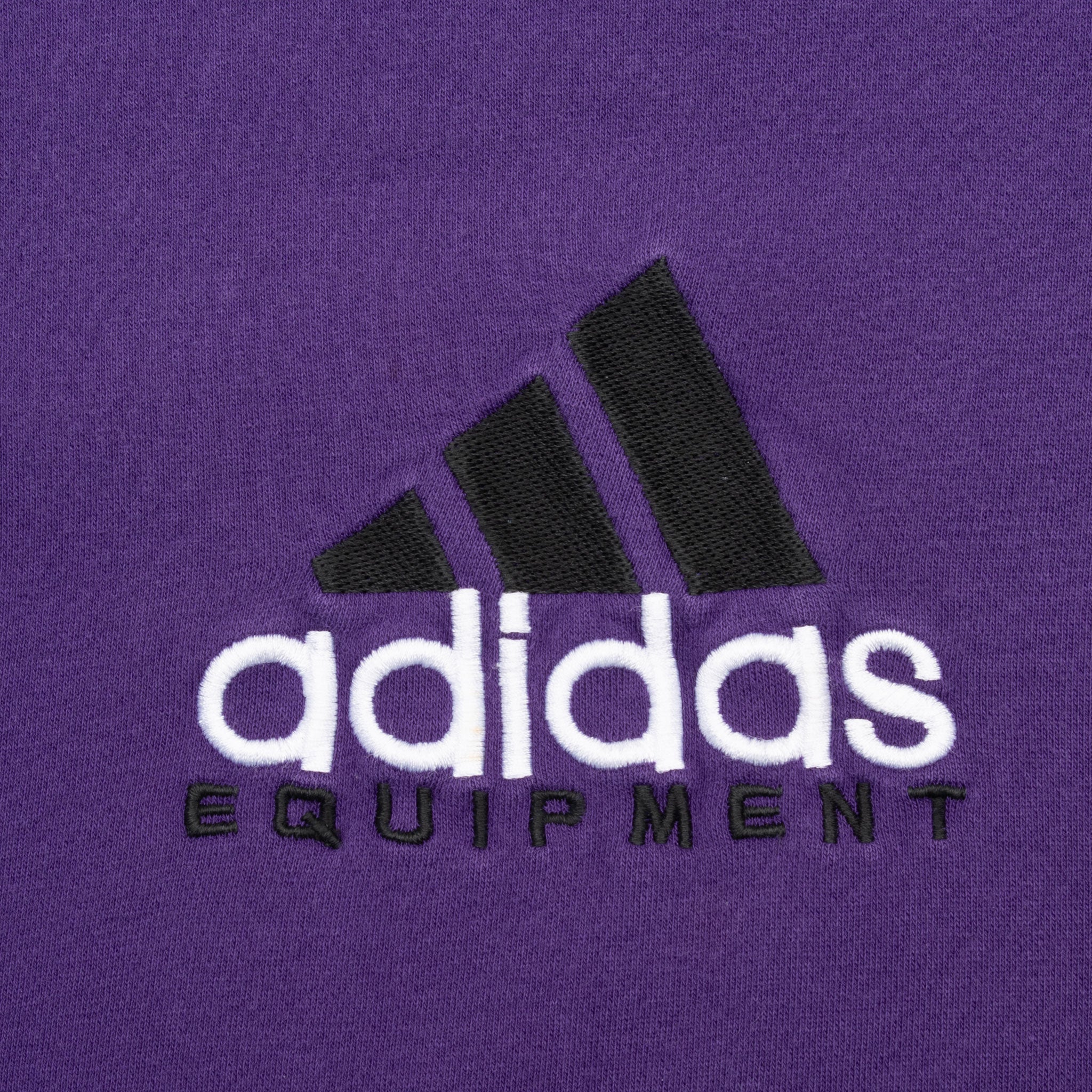 Vintage Adidas Equipment Purple Sweatshirt 1990S Size Large