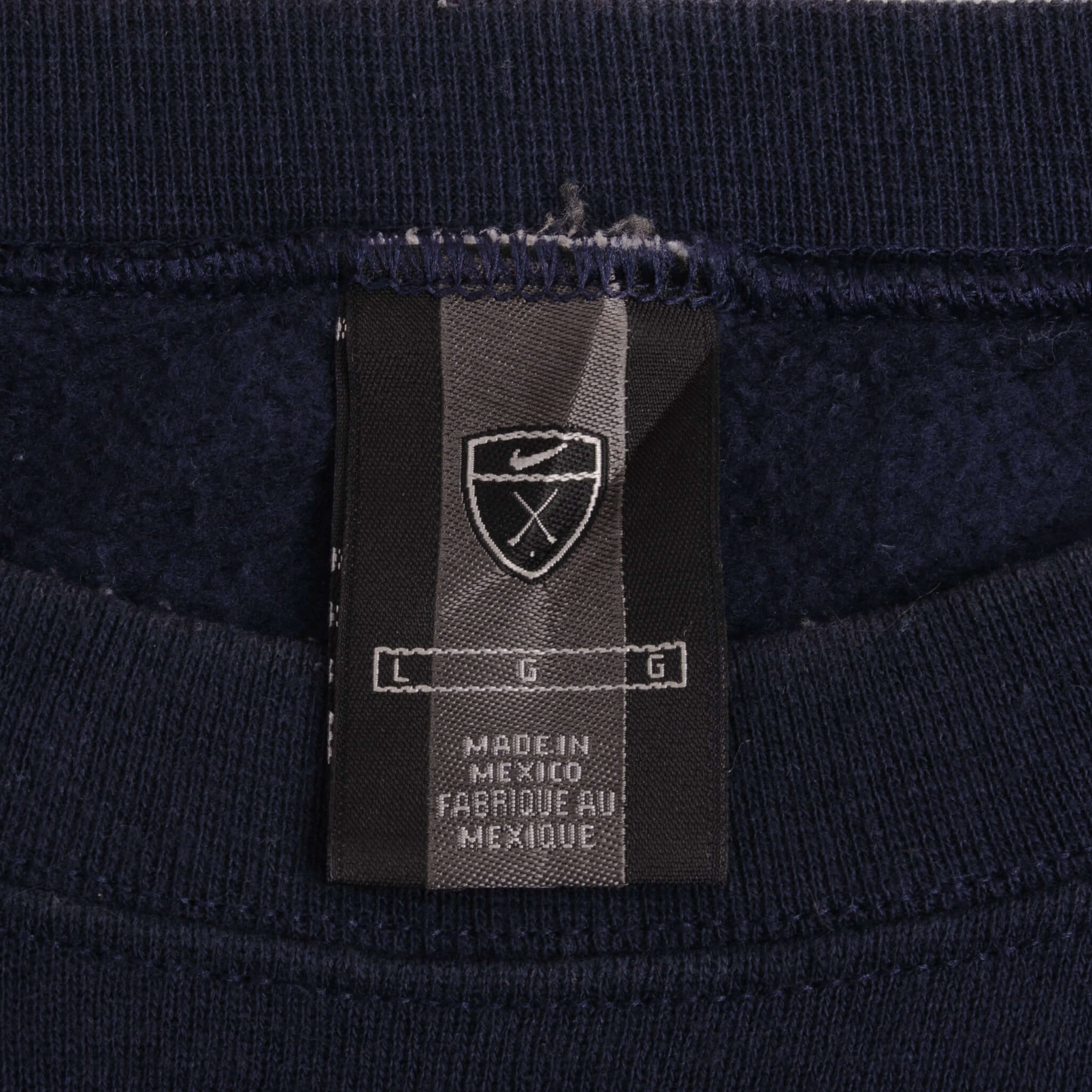 Vintage Nike Golf Classic Swoosh Navy Blue Sweatshirt 2000S Size Large