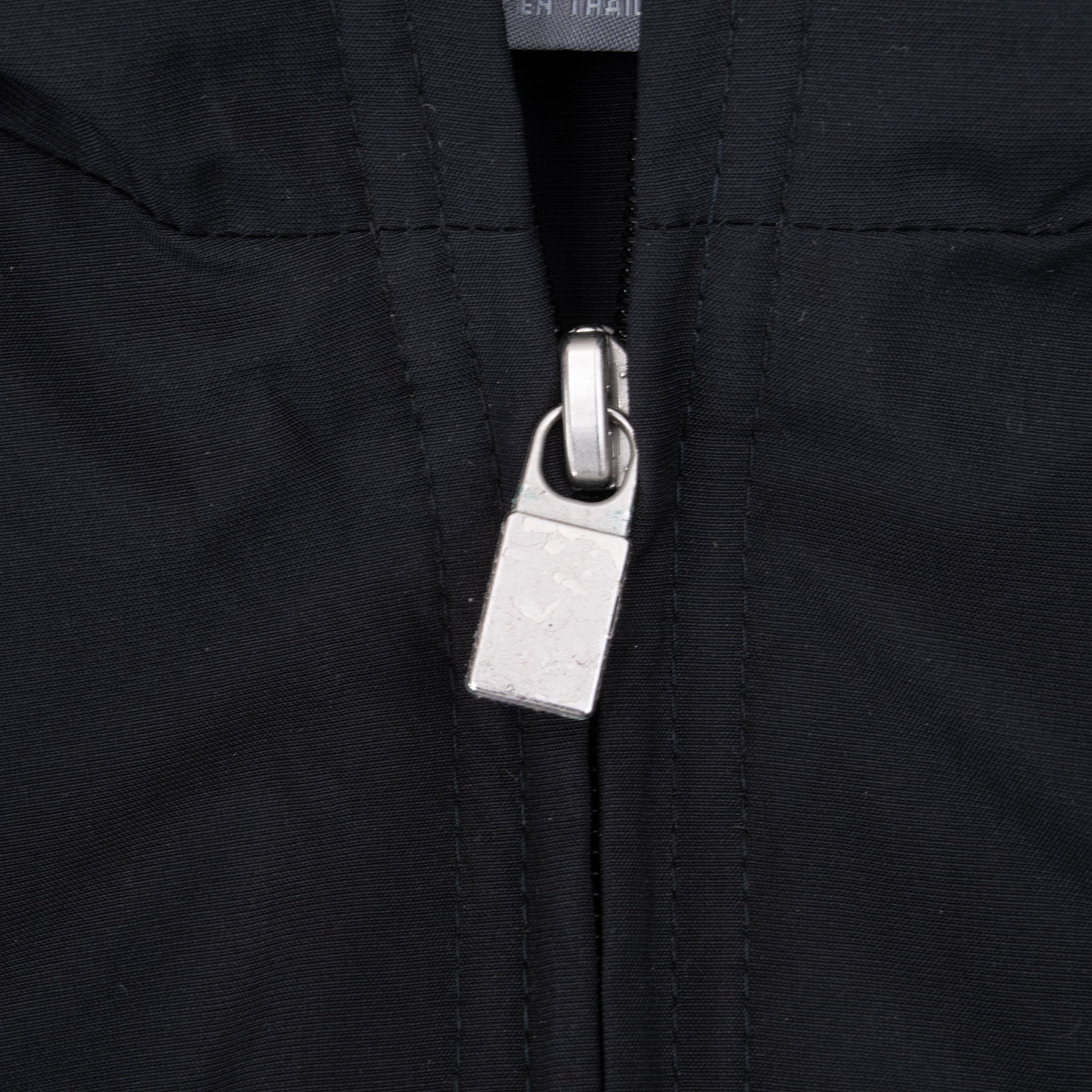 Vintage Nike Black Classic Swoosh Windbreaker Jacket 2000S Size Large