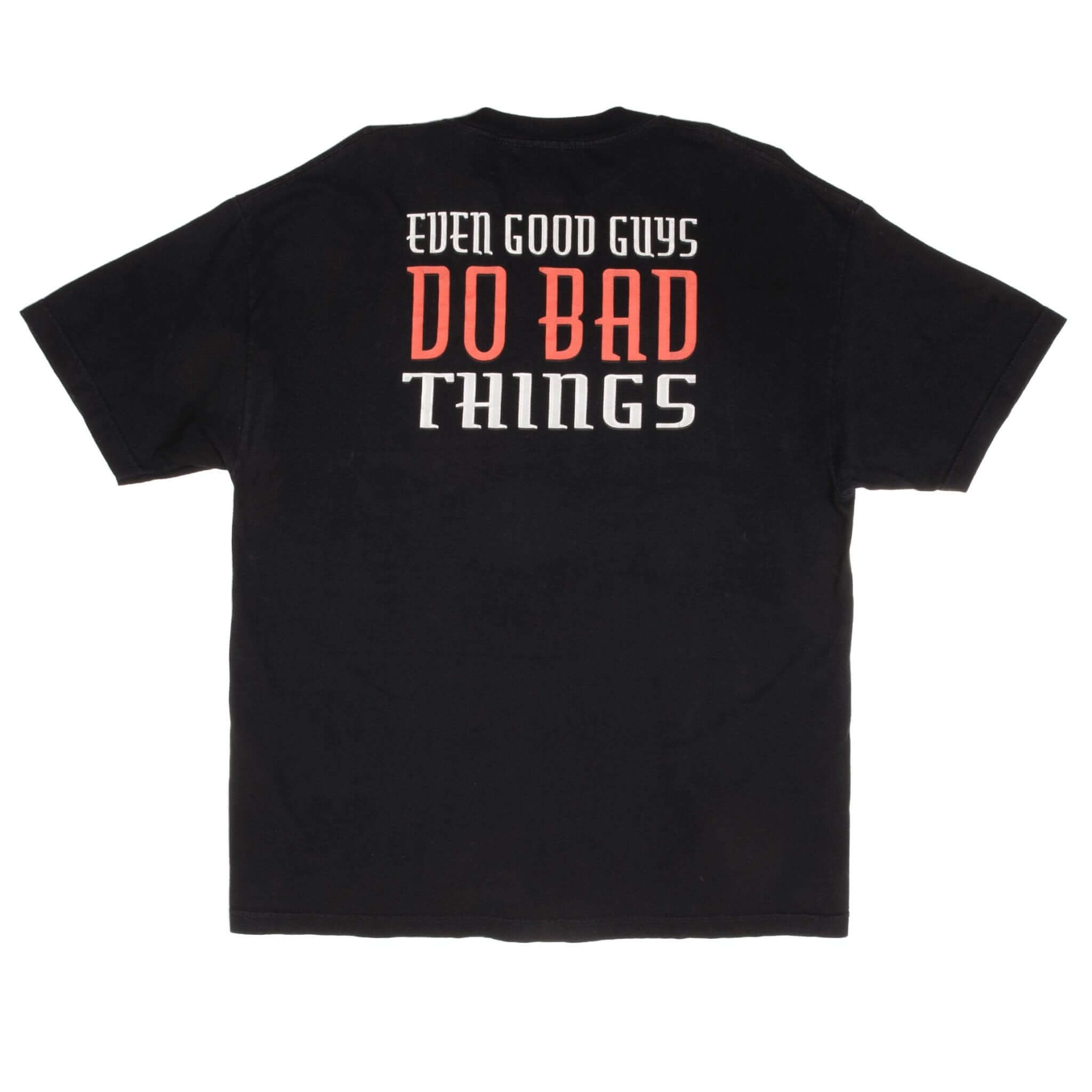 Vintage WWE World Wrestling Federation Batista Even Good Guys Do Bad Things Tee Shirt 2002 Size XL