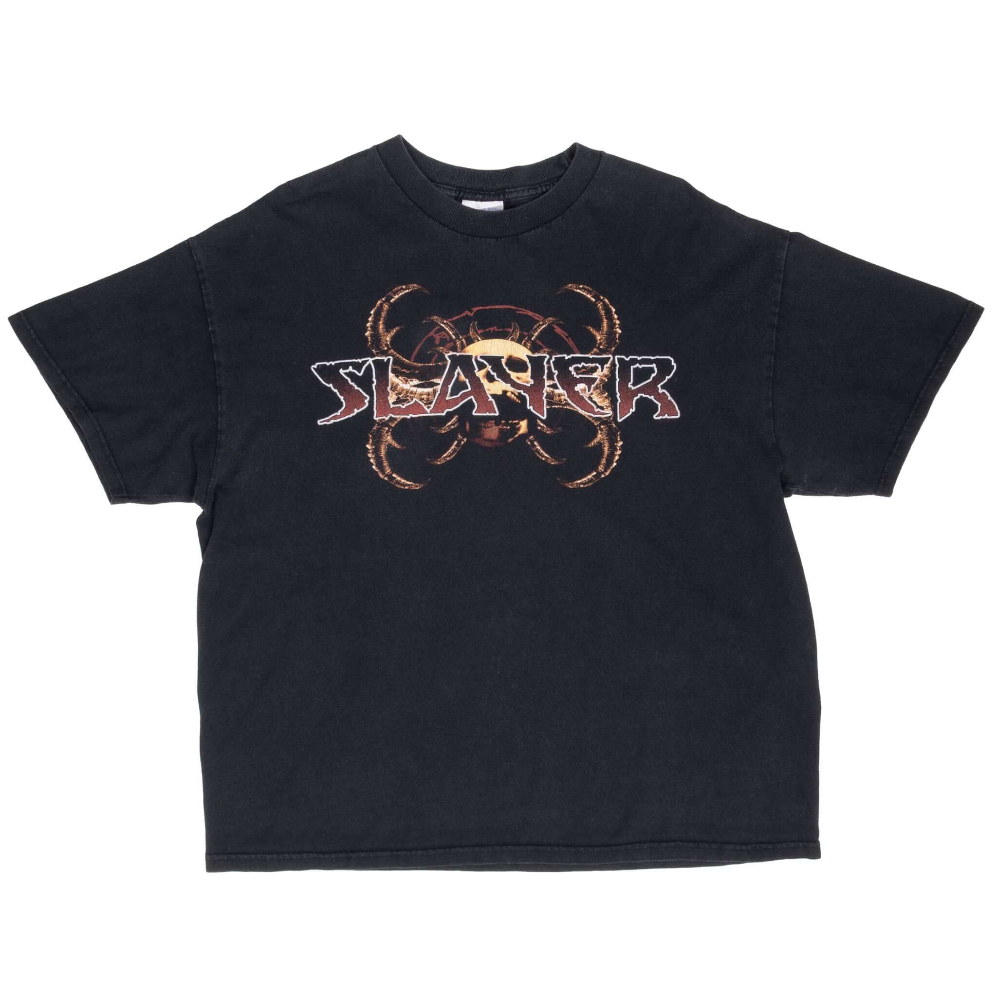 Vintage Slayer 2000 Black Tee Shirt Size XL