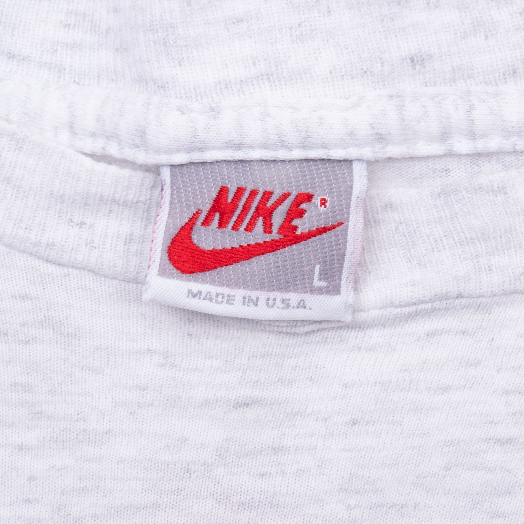 Vintage Nike Air Jordan Buggs Bunny 1991 Tee Shirt Size Large Youth Made In USA With Single Stitch Sleeves