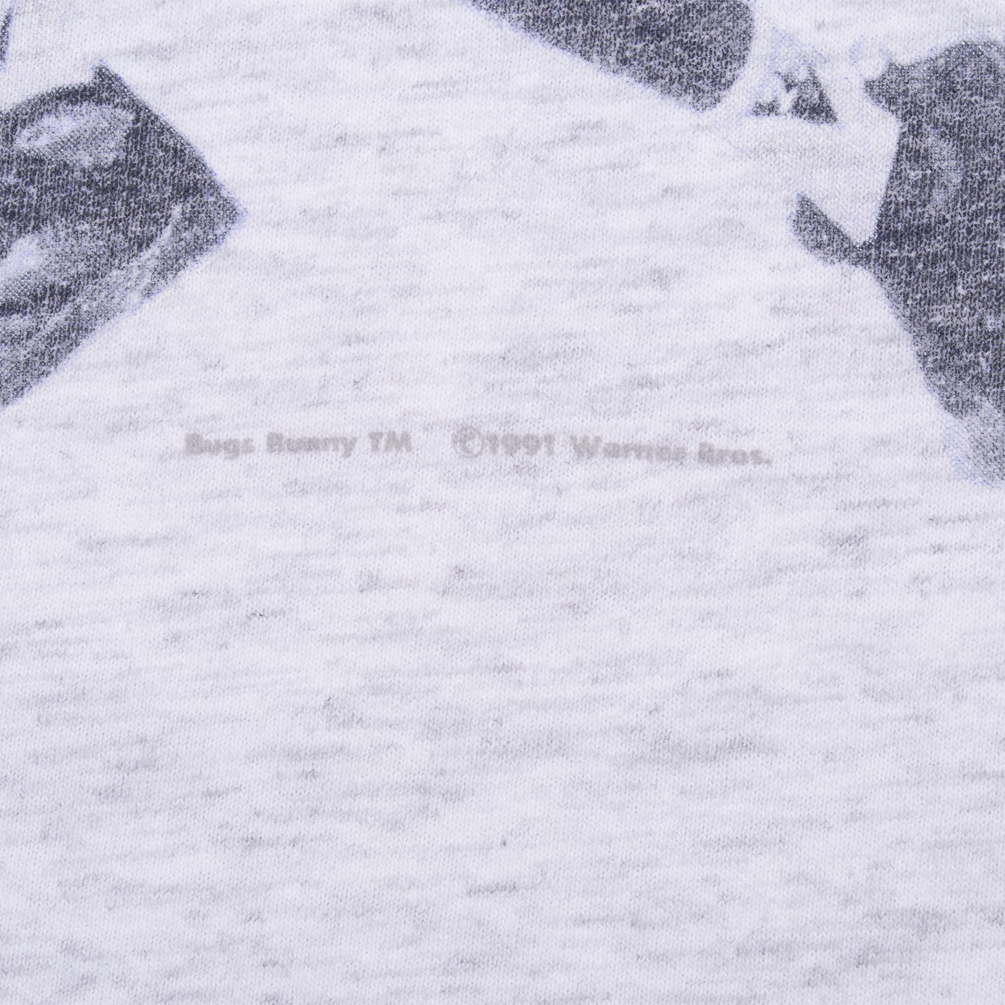 Vintage Nike Air Jordan Buggs Bunny 1991 Tee Shirt Size Large Youth Made In USA With Single Stitch Sleeves