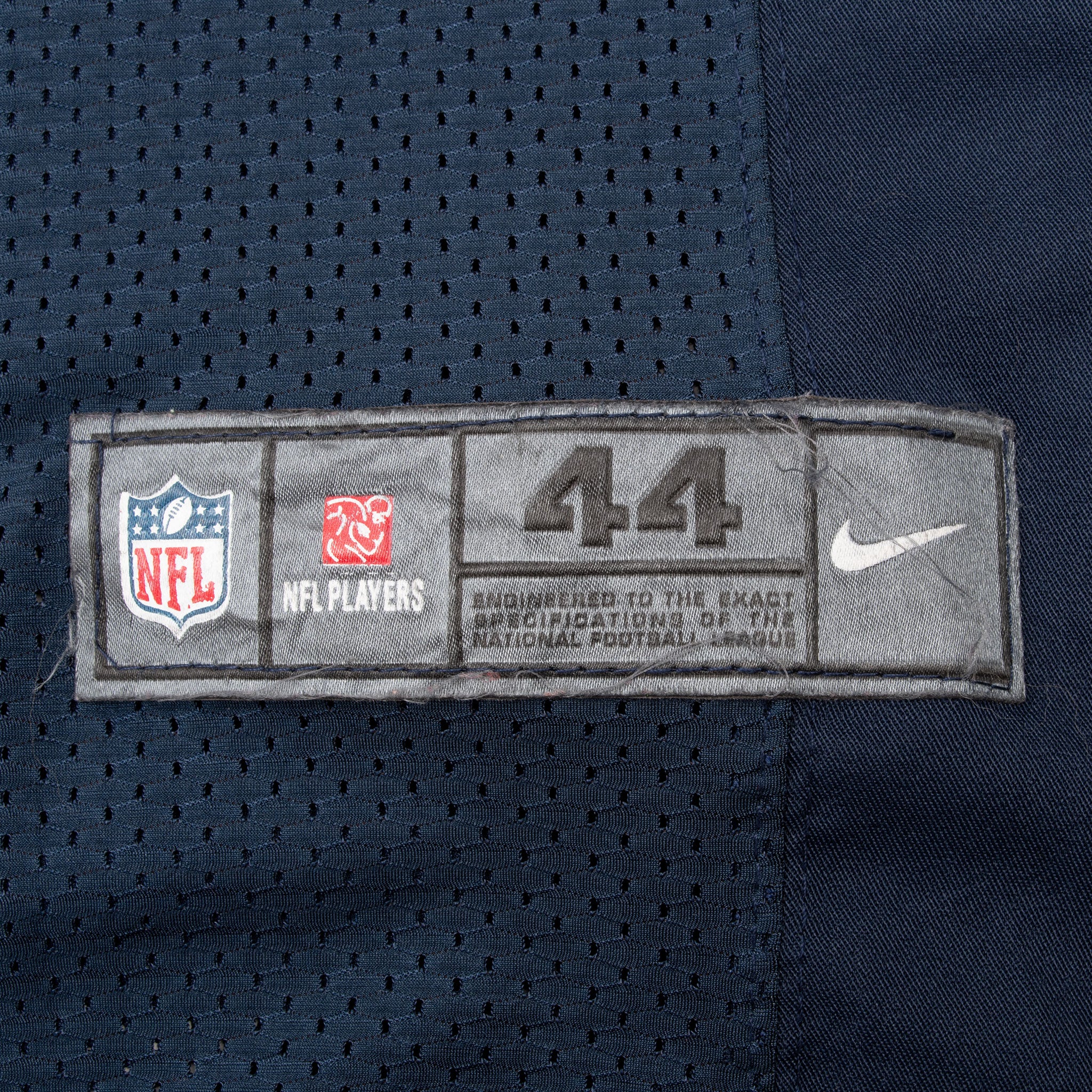 Nike NFL Players size 44 hem label on navy mesh jersey