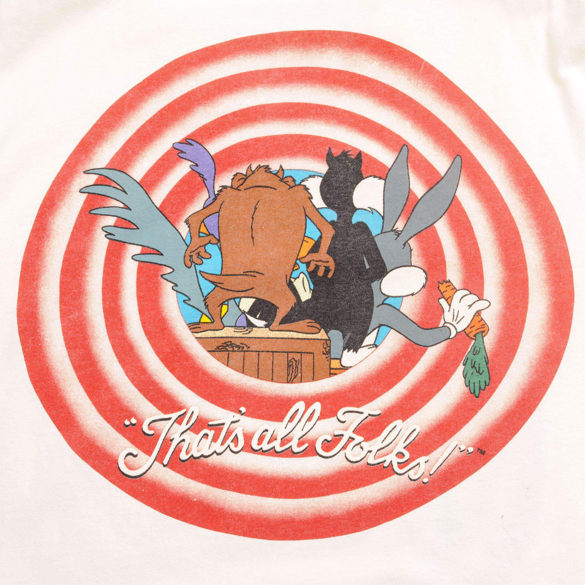 VINTAGE LOONEY TUNES TEE SHIRT 1989 SIZE LARGE