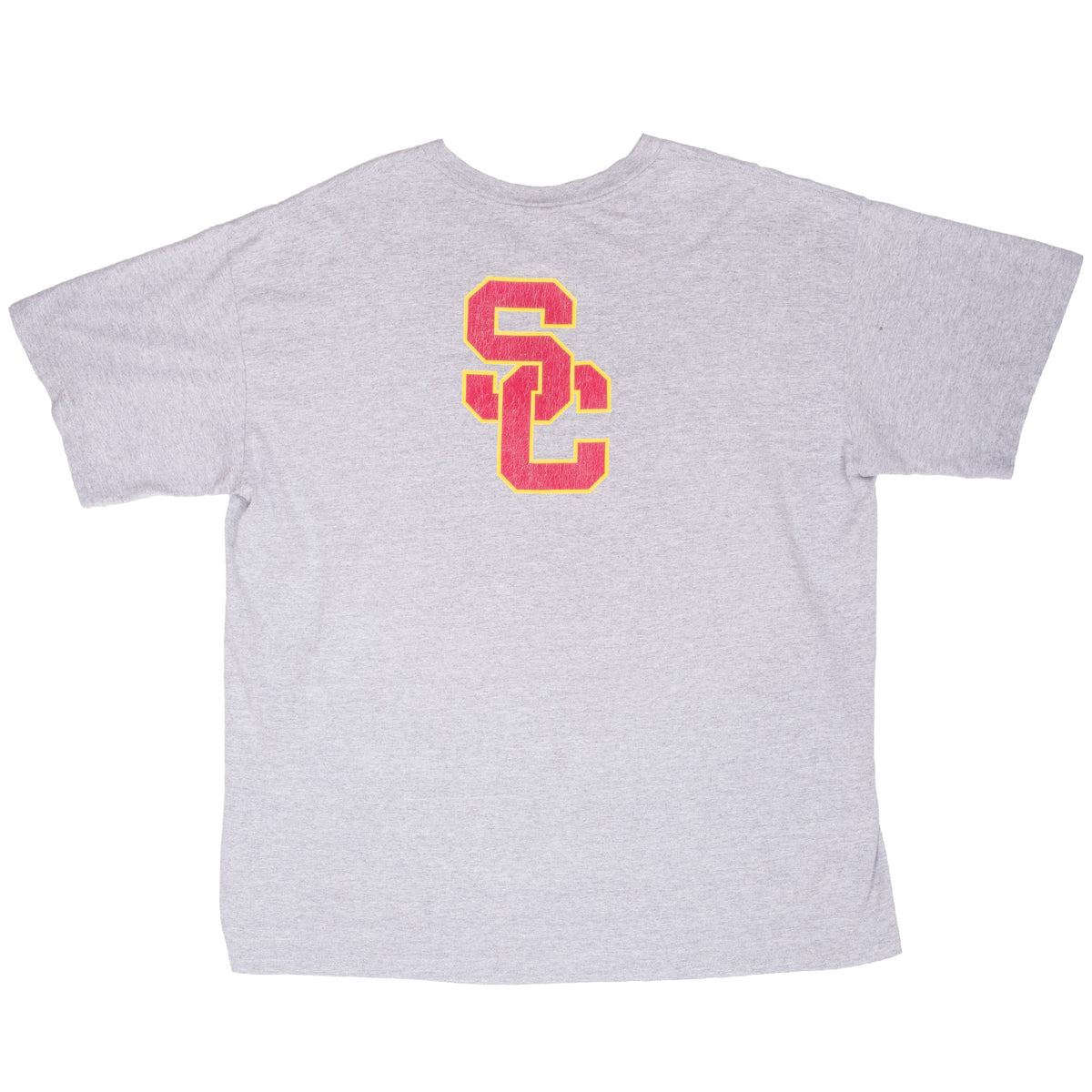 Vintage Usc Trojans Football Nike Swoosh Gray Tee Shirt 1990S Size XL