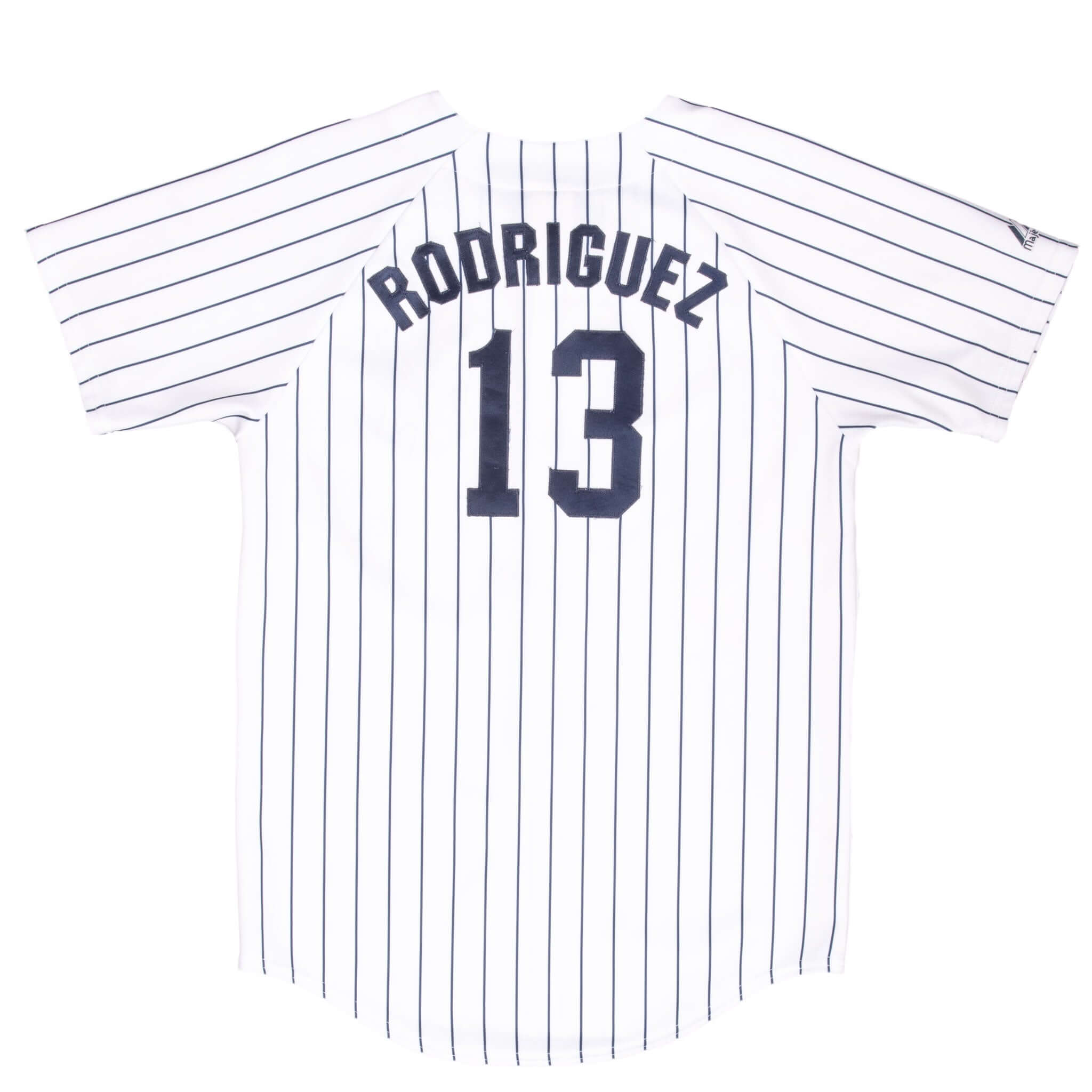 Vintage Mlb New York Yankees Rodriguez #13 Majestic Jersey 2000S Size Medium Made In Usa