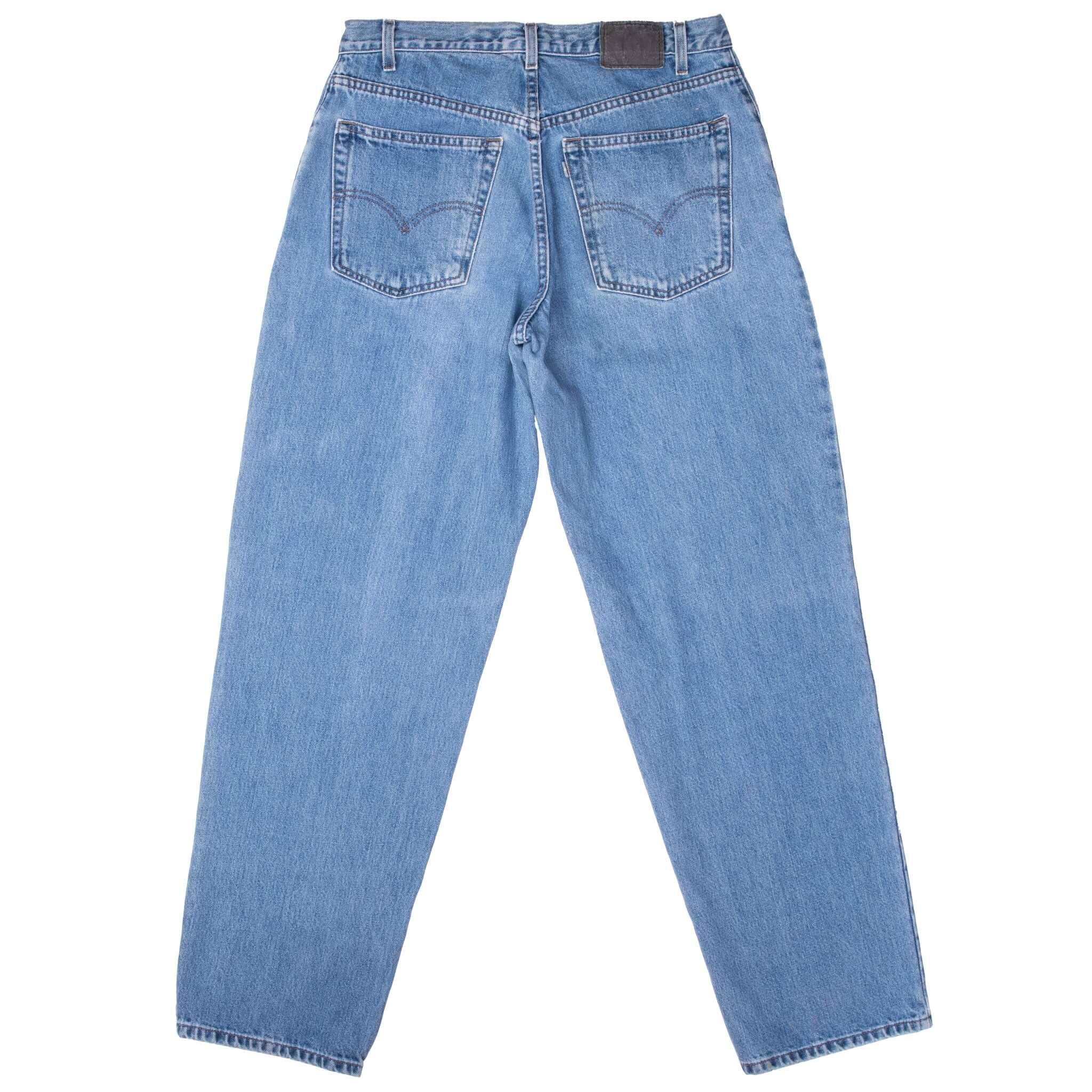 Vintage Levis Baggy Silver Tab Indigo Jeans 2000S Size 34X34
Back Button #977