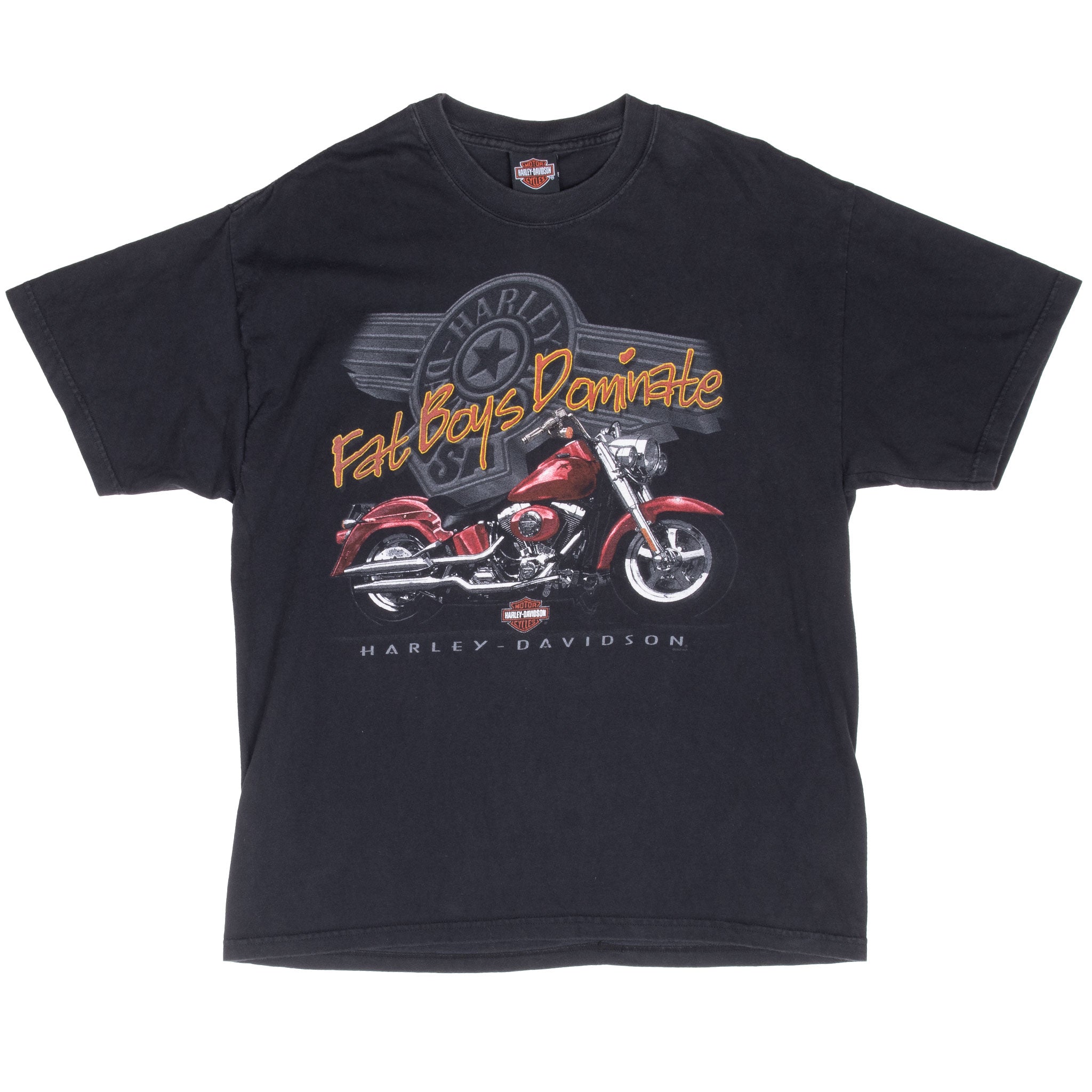 Vintage Harley Davidson Fort Worth Texas 2002 Tee Shirt Size Large Made In Usa