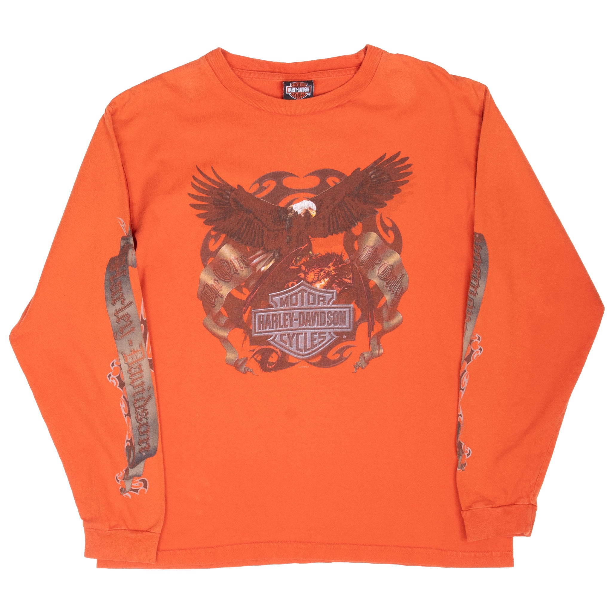 Vintage Harley Davidson Las Vegas Long Sleeve Tee Shirt 2002 Size Large