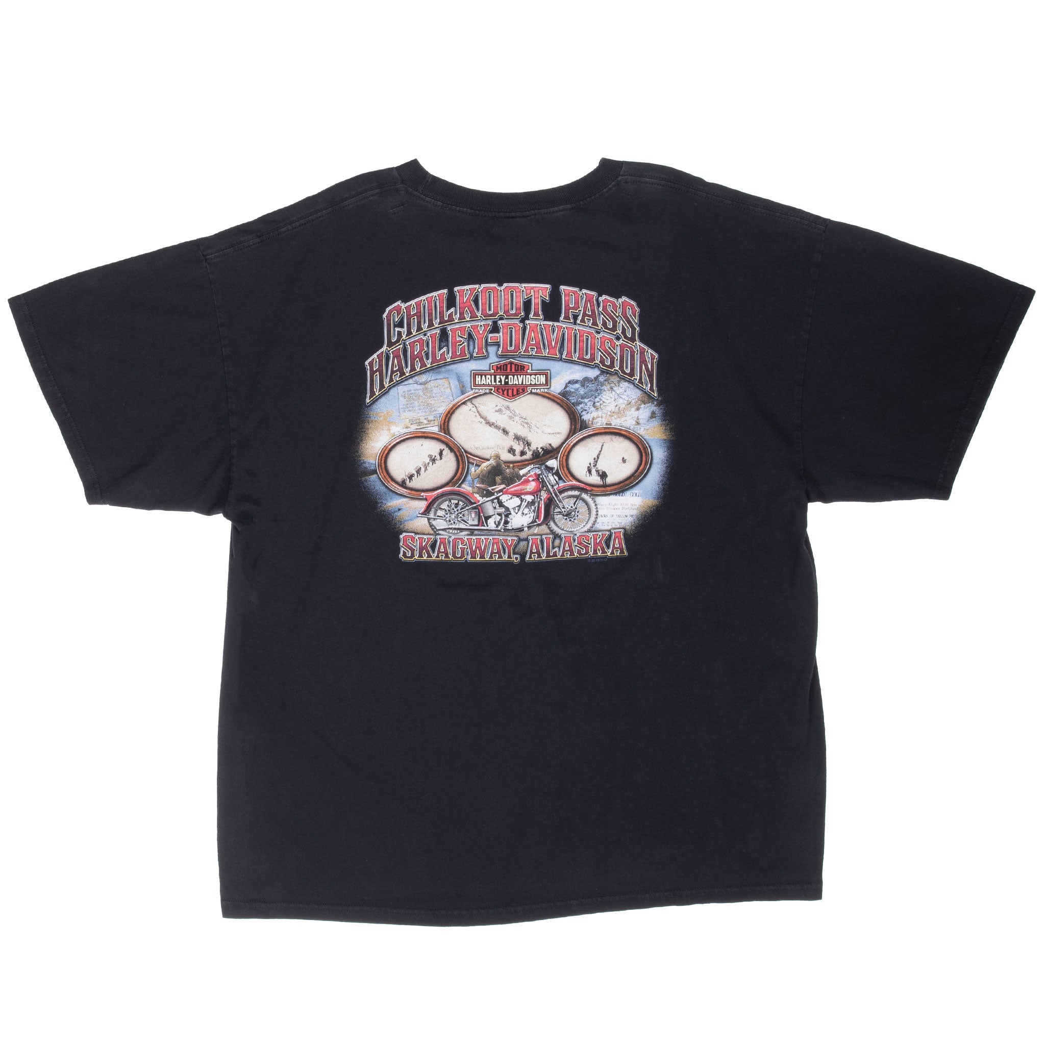 Vintage Harley Davidson Alaska Tee Shirt Size 2XL