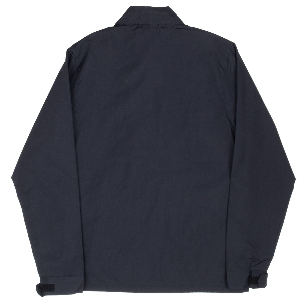 Back of The Hundreds Bestwick black windbreaker with pointed collar and buttoned cuffs