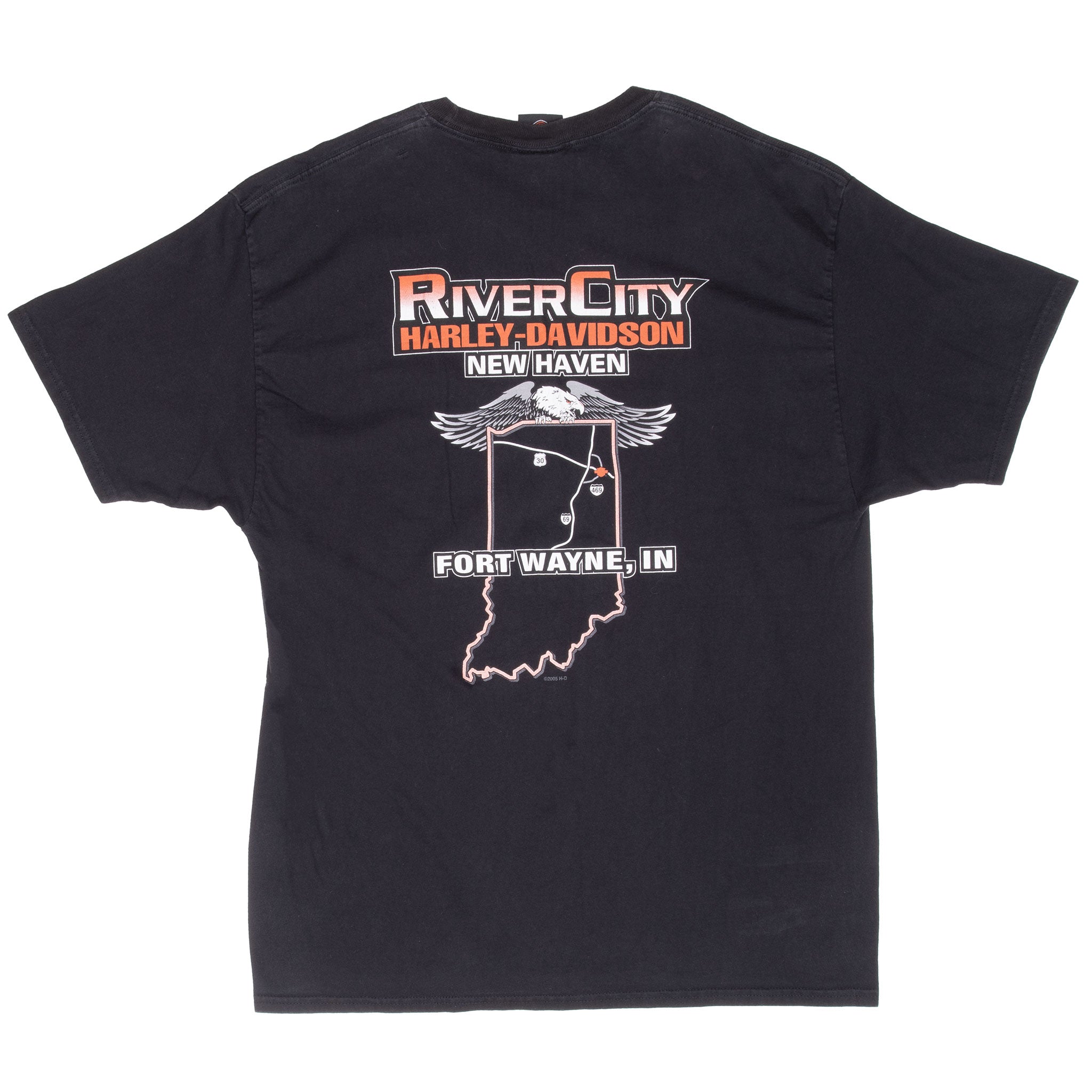 Vintage Harley Davidson Fort Wayne Indiana 2006 Tee Shirt Size XL